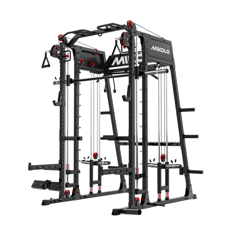 M4-2.0 Ultra All-In-One Functional Home Gym Smith Machine (UPGRADED) — Black