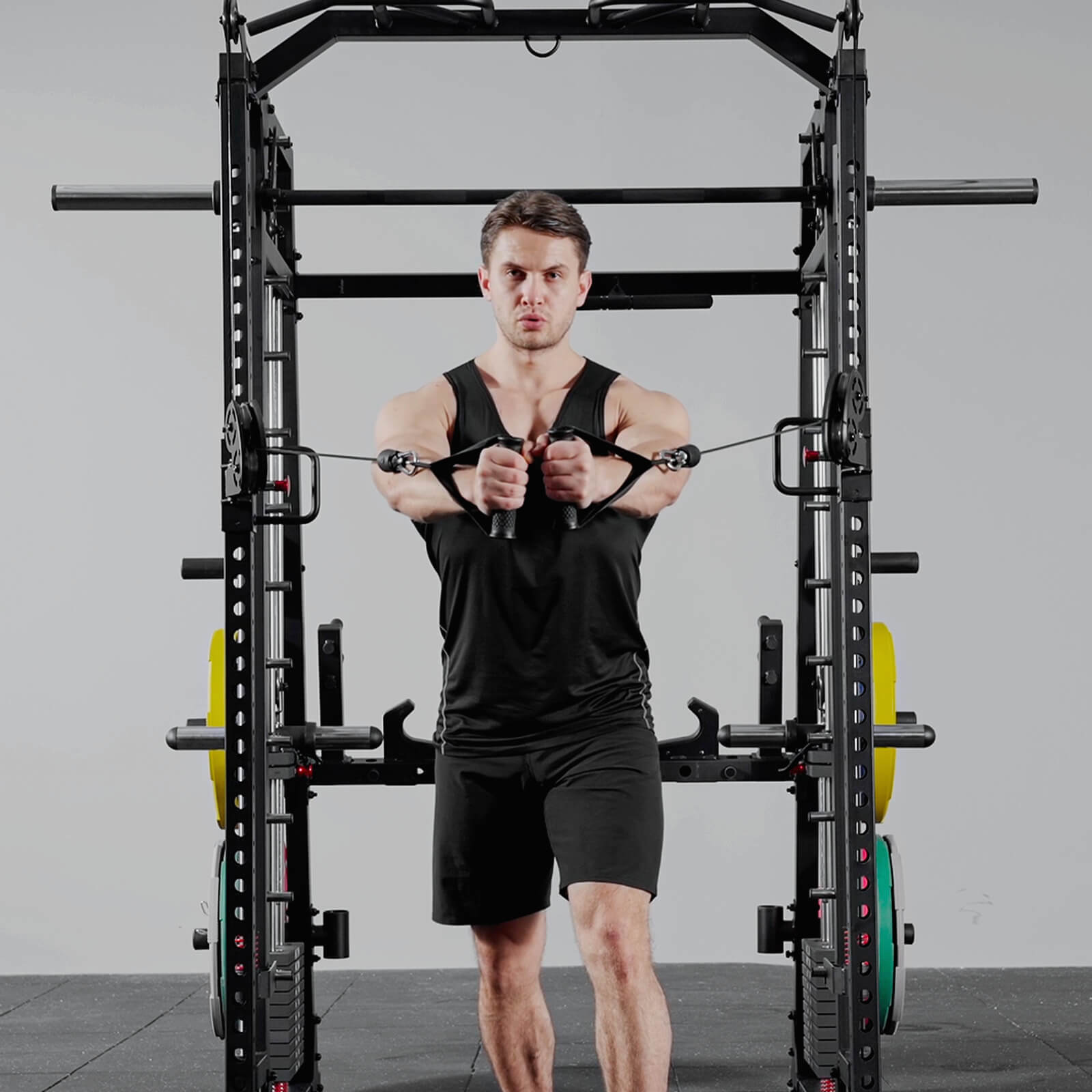 M4-2.0 Elite All-In-One Smith Machine Functional Trainer with Dual Weight Stacks (UPGRADED)