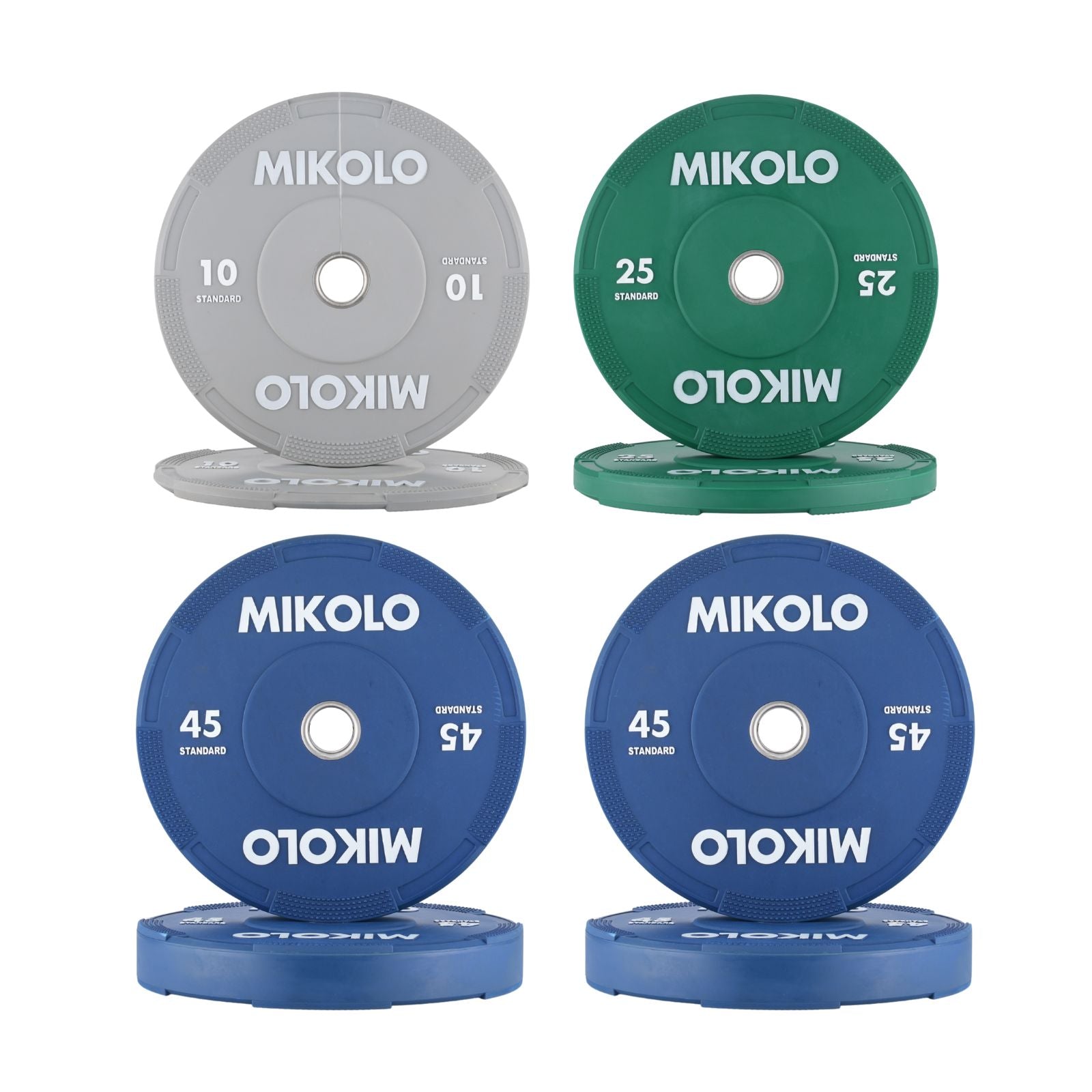 EZ Grip Bumper Plates - 230/320 lbs set - color