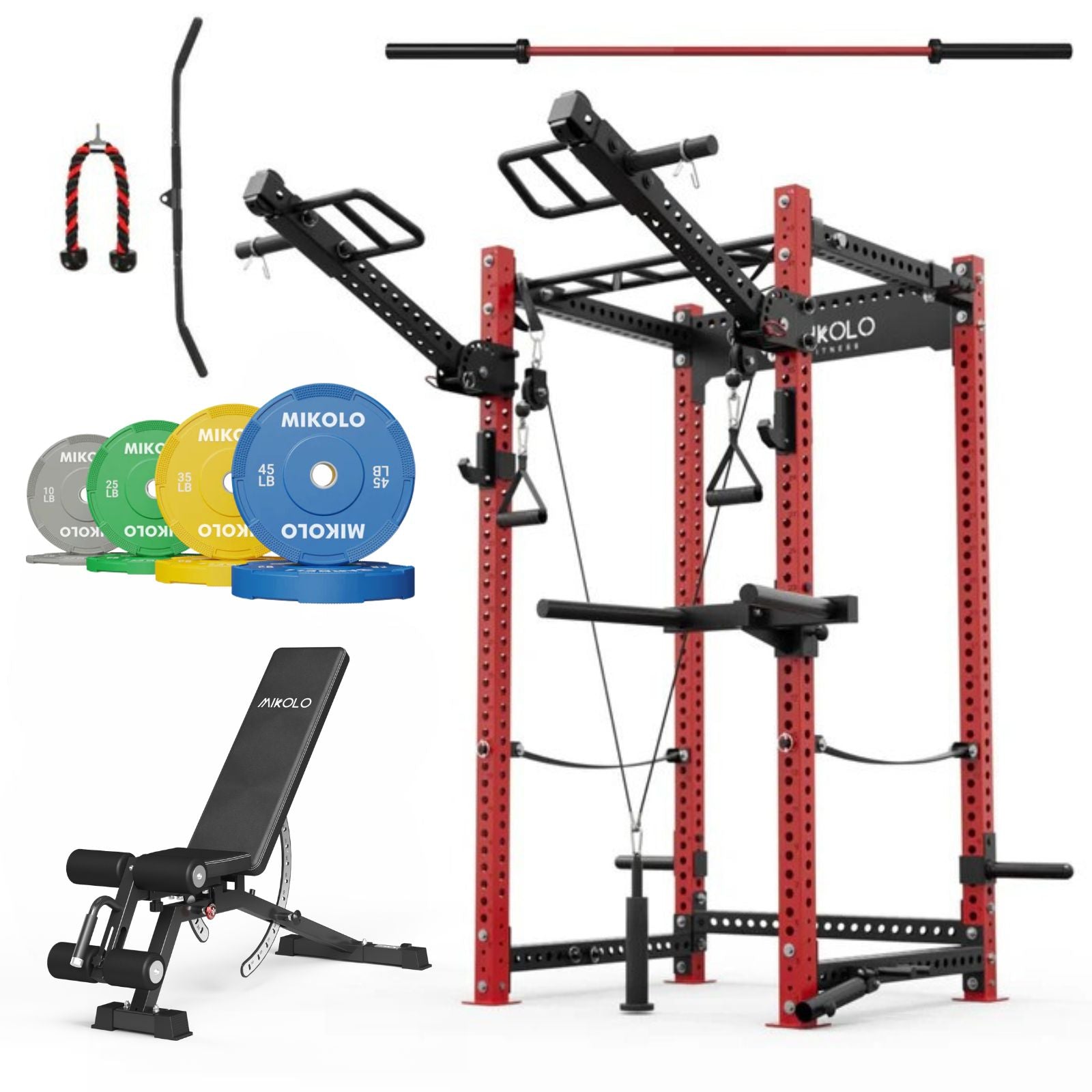 MIKOLO P5R Home Gym Package