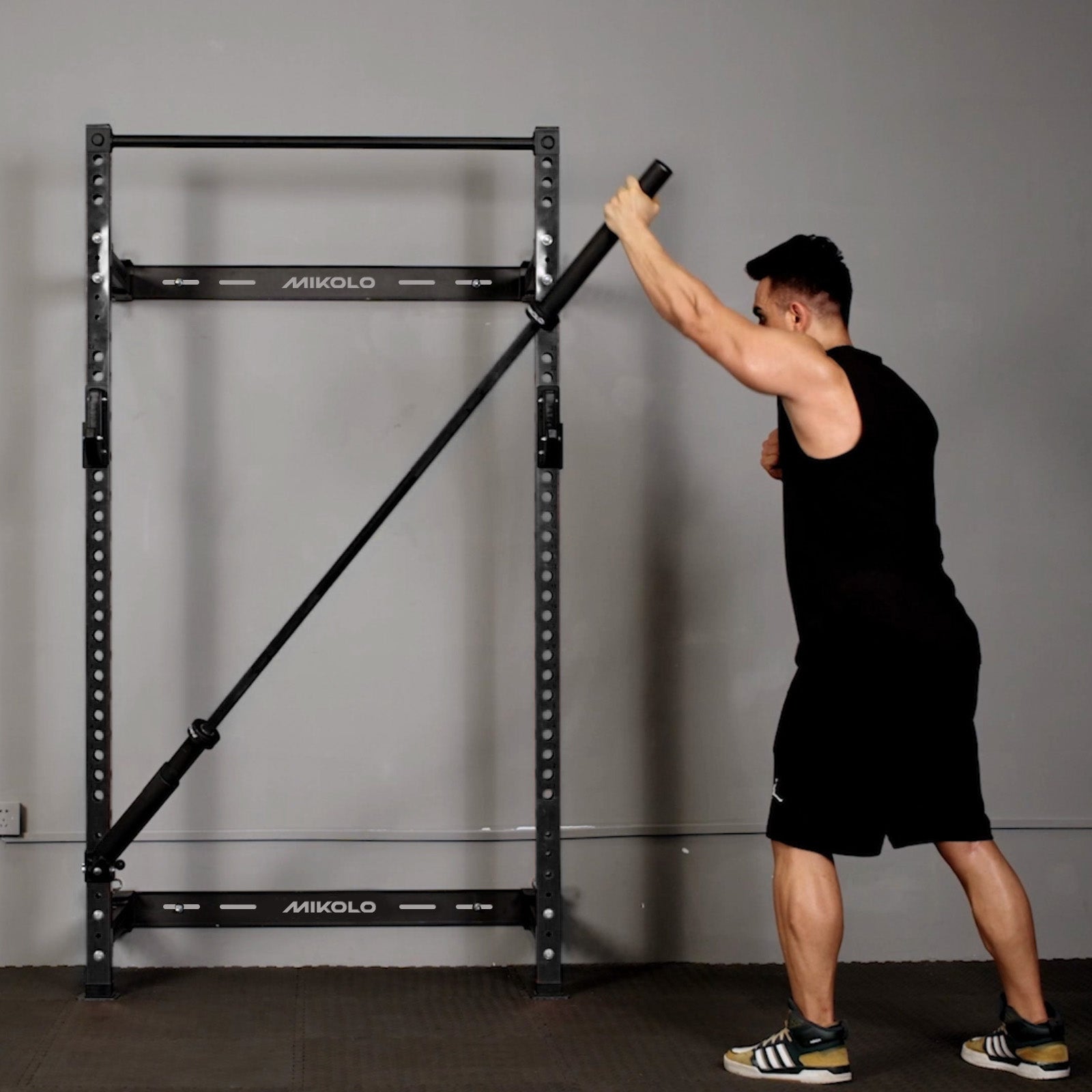 FOLDGYM™ Wall Mounted Folding Squat Rack