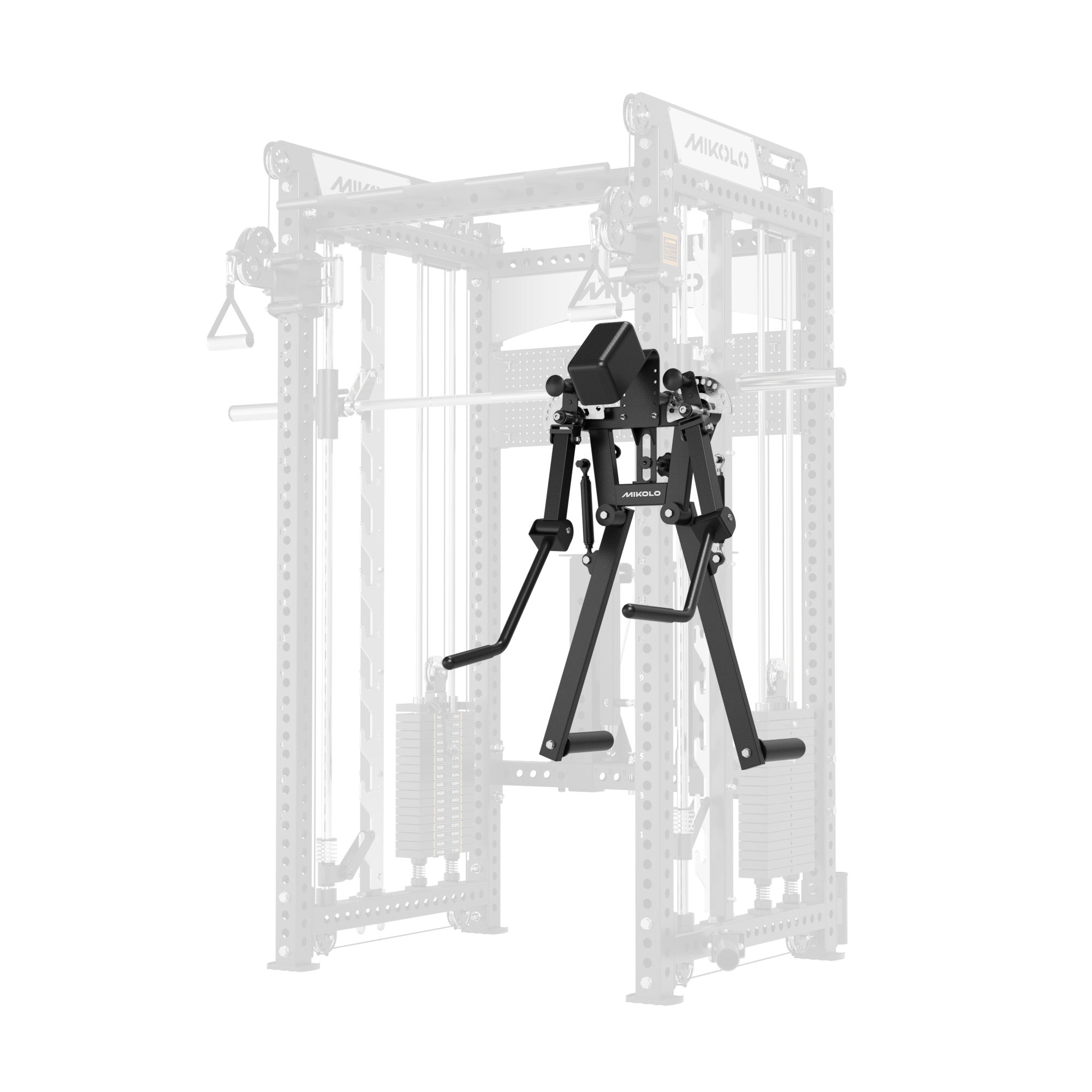 Rack-Mounted Lateral Raise and Chest Fly