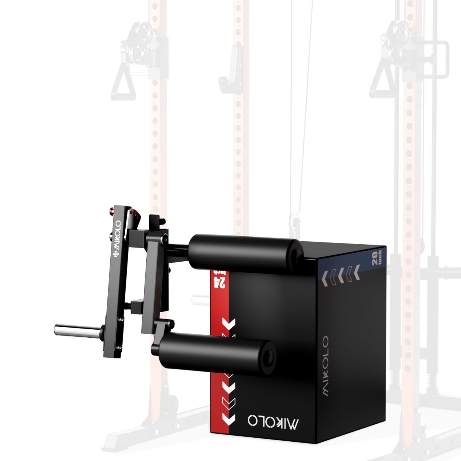 Rack Mounted Leg Extension and Curl Attachment - 2"×2"