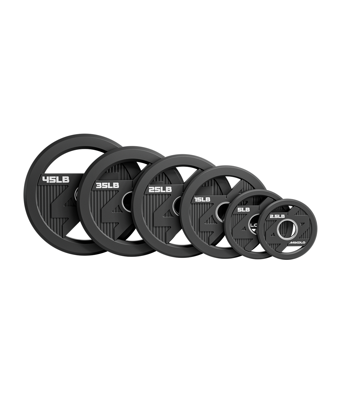 SHIELD™ Rubber-Coated Olympic Grip Plates