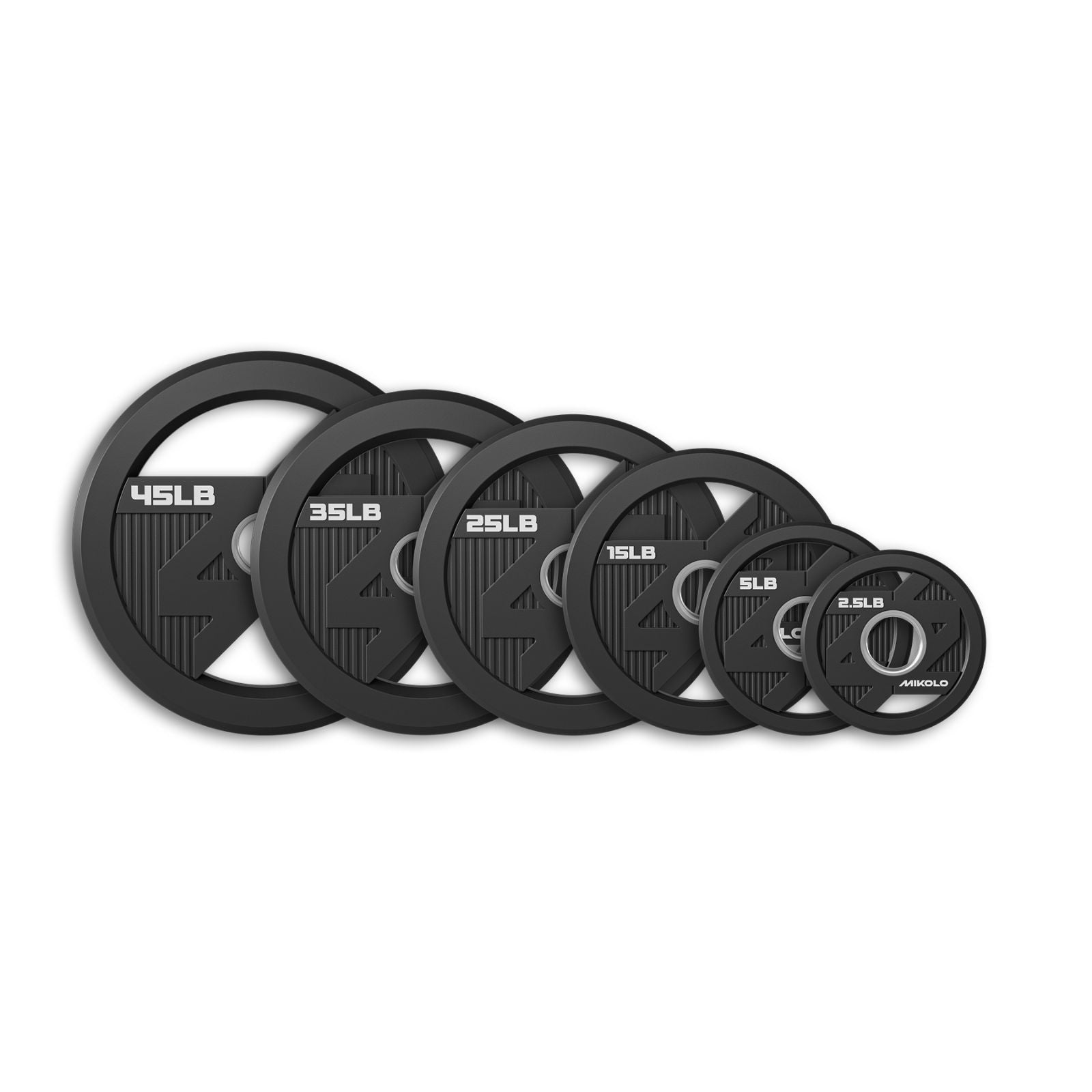 SHIELD™ Rubber-Coated Olympic Grip Plates