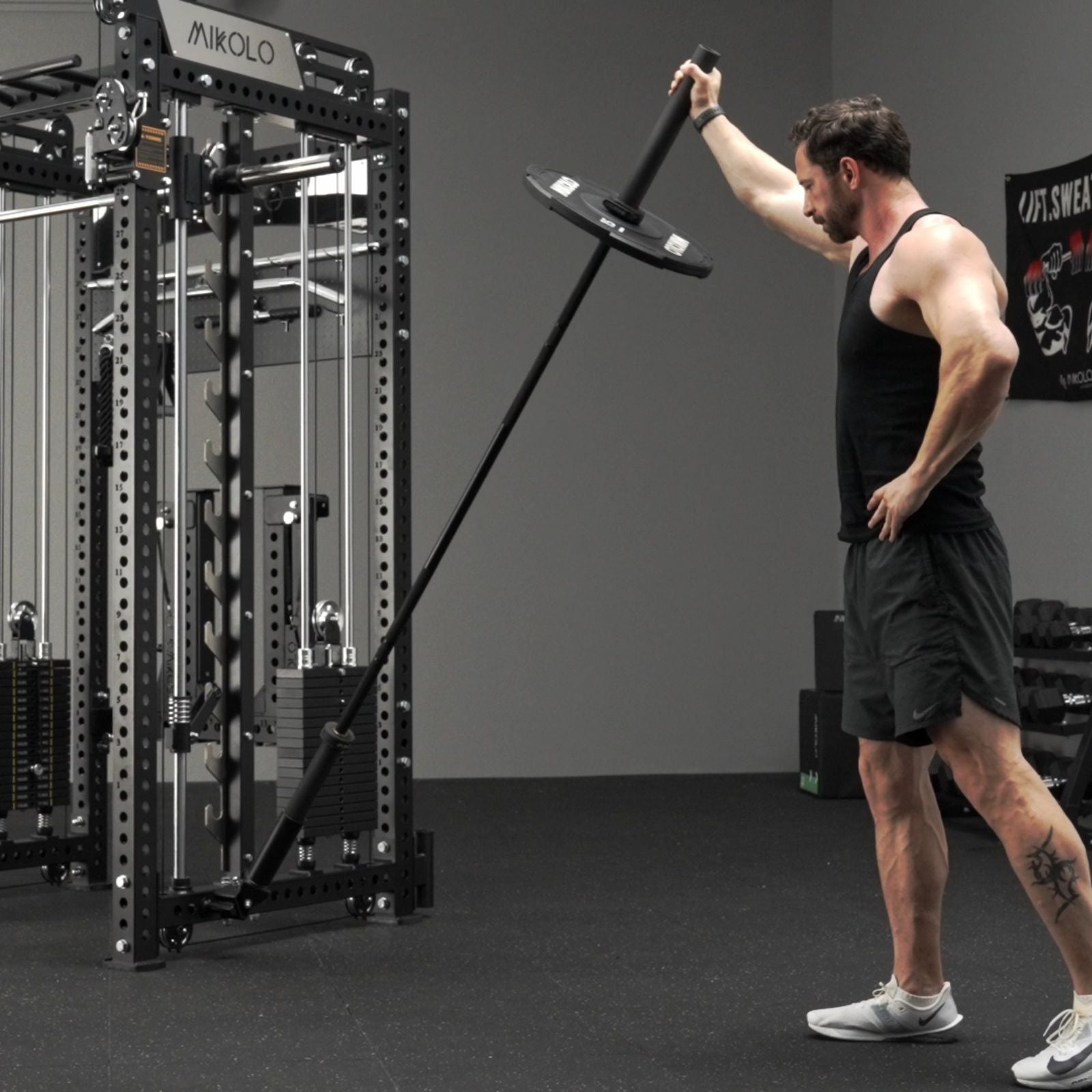 ANUBIS™-2.0 Ultimate Smith Machine Functional Trainer With Dual Weight Stacks