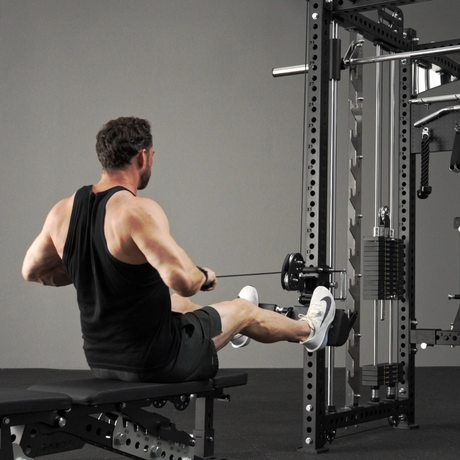 ANUBIS™-2.0 Ultimate Smith Machine Functional Trainer With Dual Weight Stacks