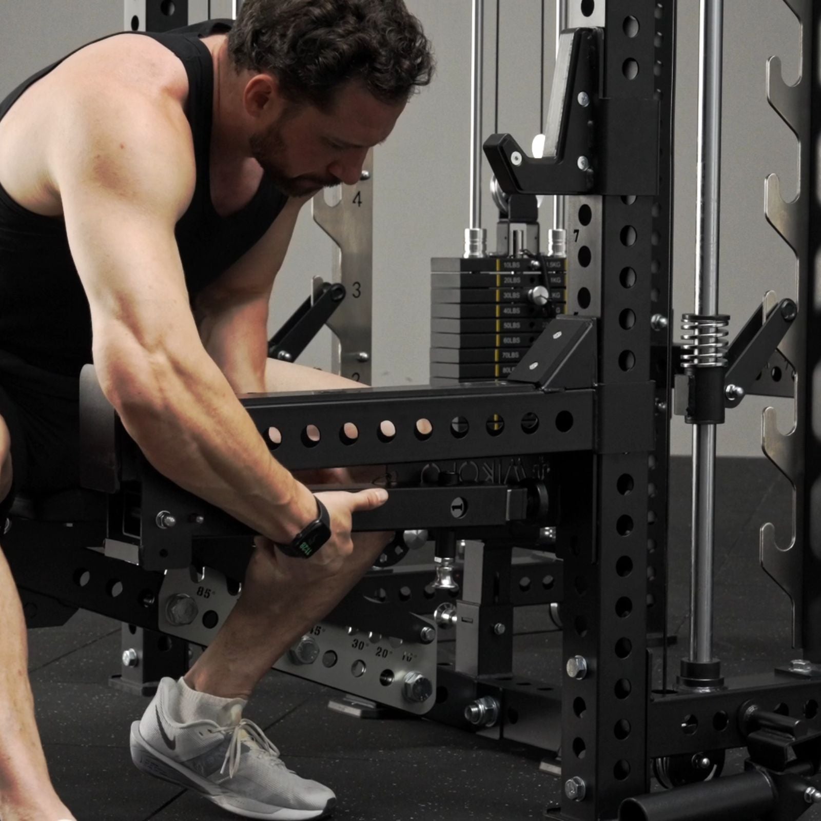 ANUBIS™-2.0 Ultimate Smith Machine Functional Trainer With Dual Weight Stacks