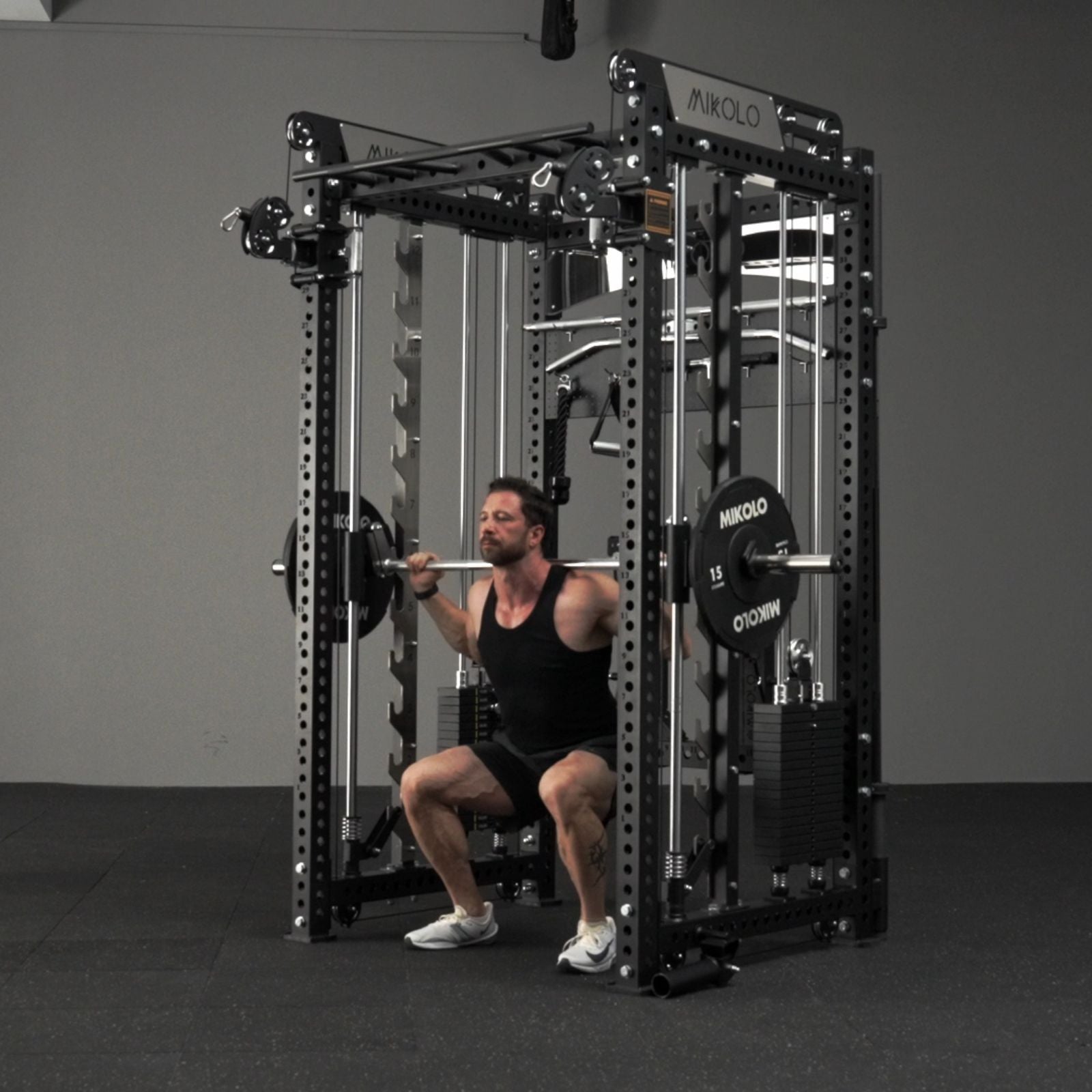 ANUBIS™-2.0 Ultimate Smith Machine Functional Trainer With Dual Weight Stacks