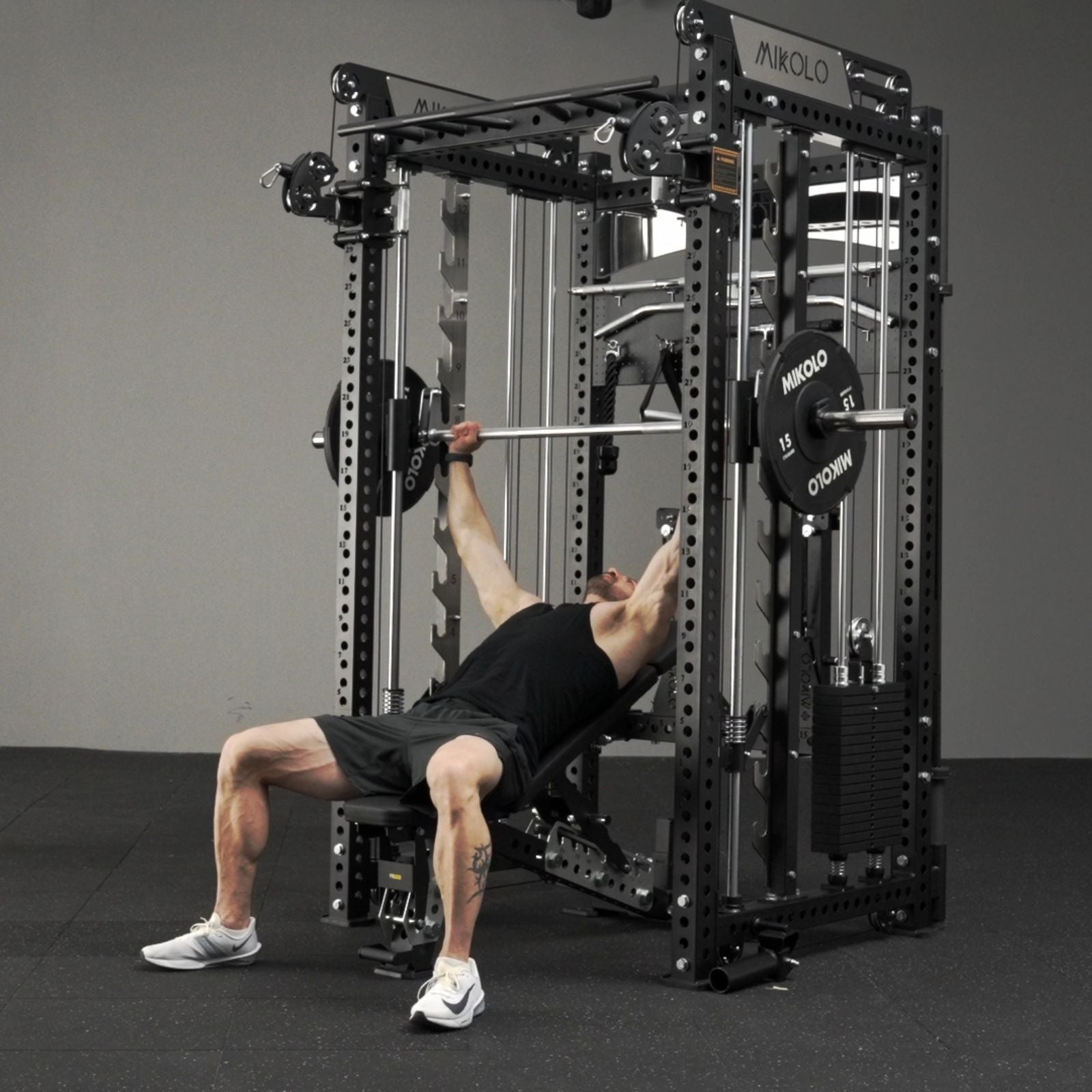 ANUBIS™-2.0 Ultimate Smith Machine Functional Trainer With Dual Weight Stacks