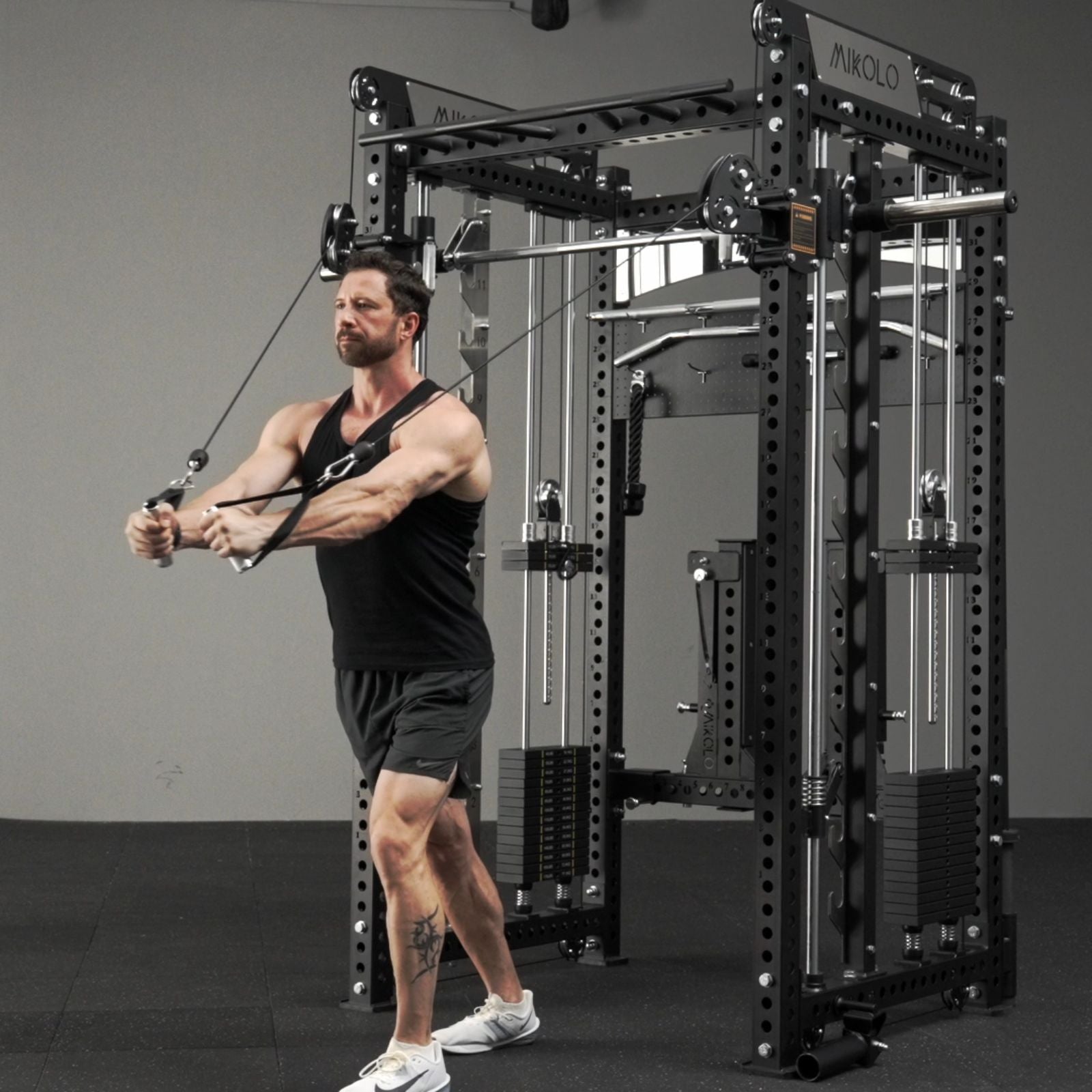 ANUBIS™-2.0 Ultimate Smith Machine Functional Trainer With Dual Weight Stacks