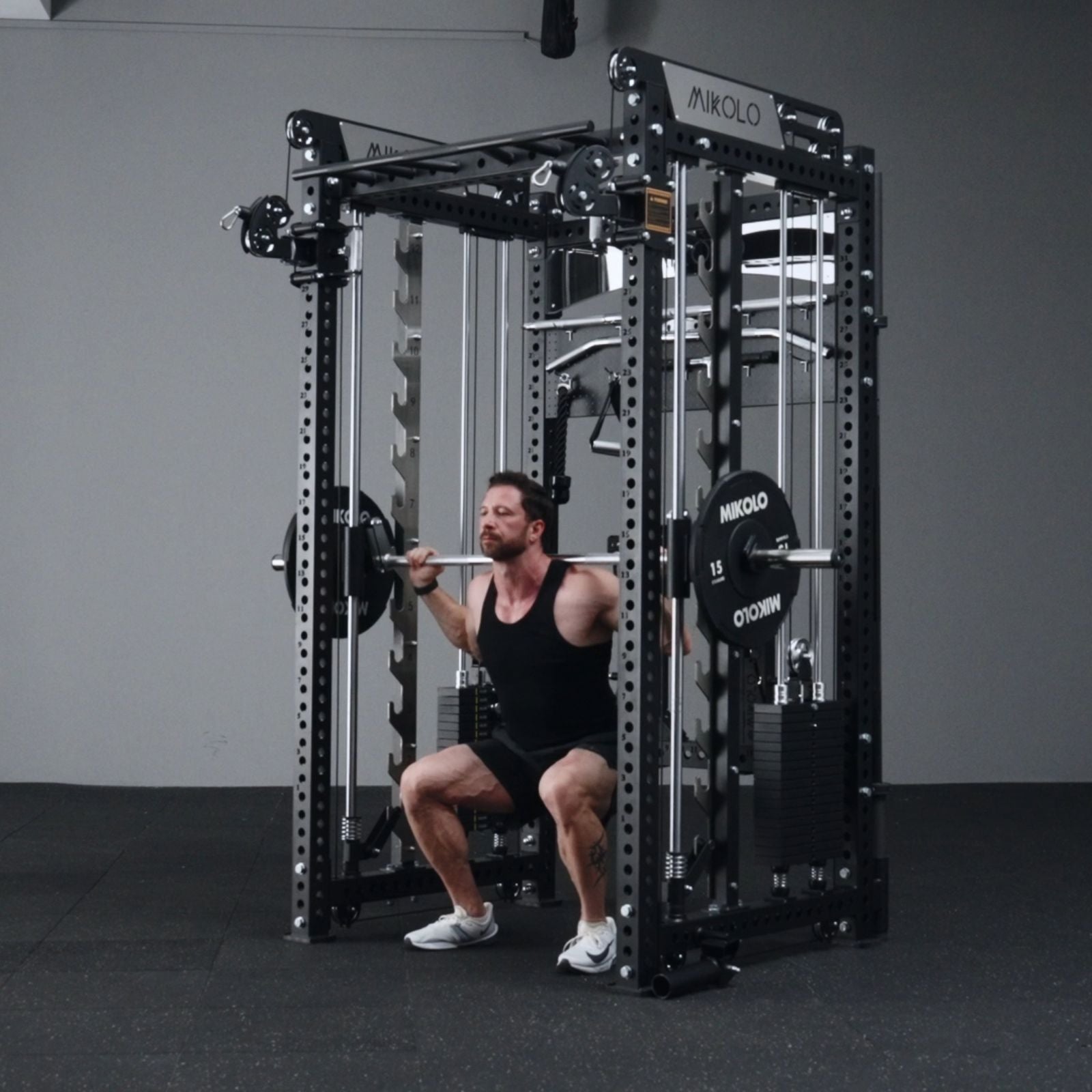 ANUBIS™-2.0 Ultimate Smith Machine Functional Trainer With Dual Weight Stacks
