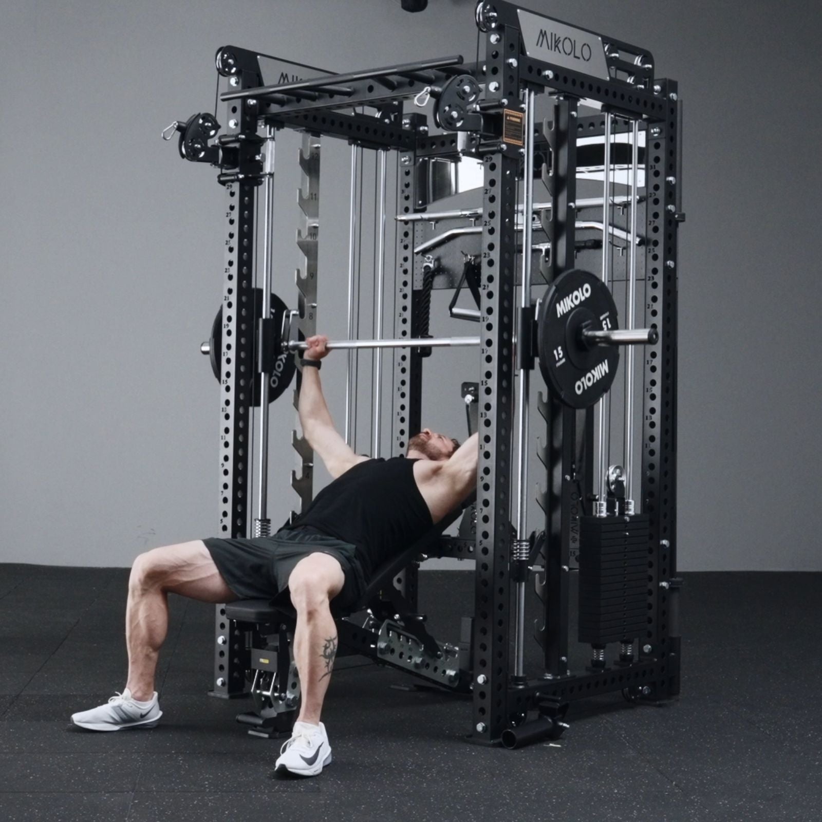 ANUBIS™-2.0 Ultimate Smith Machine Functional Trainer With Dual Weight Stacks