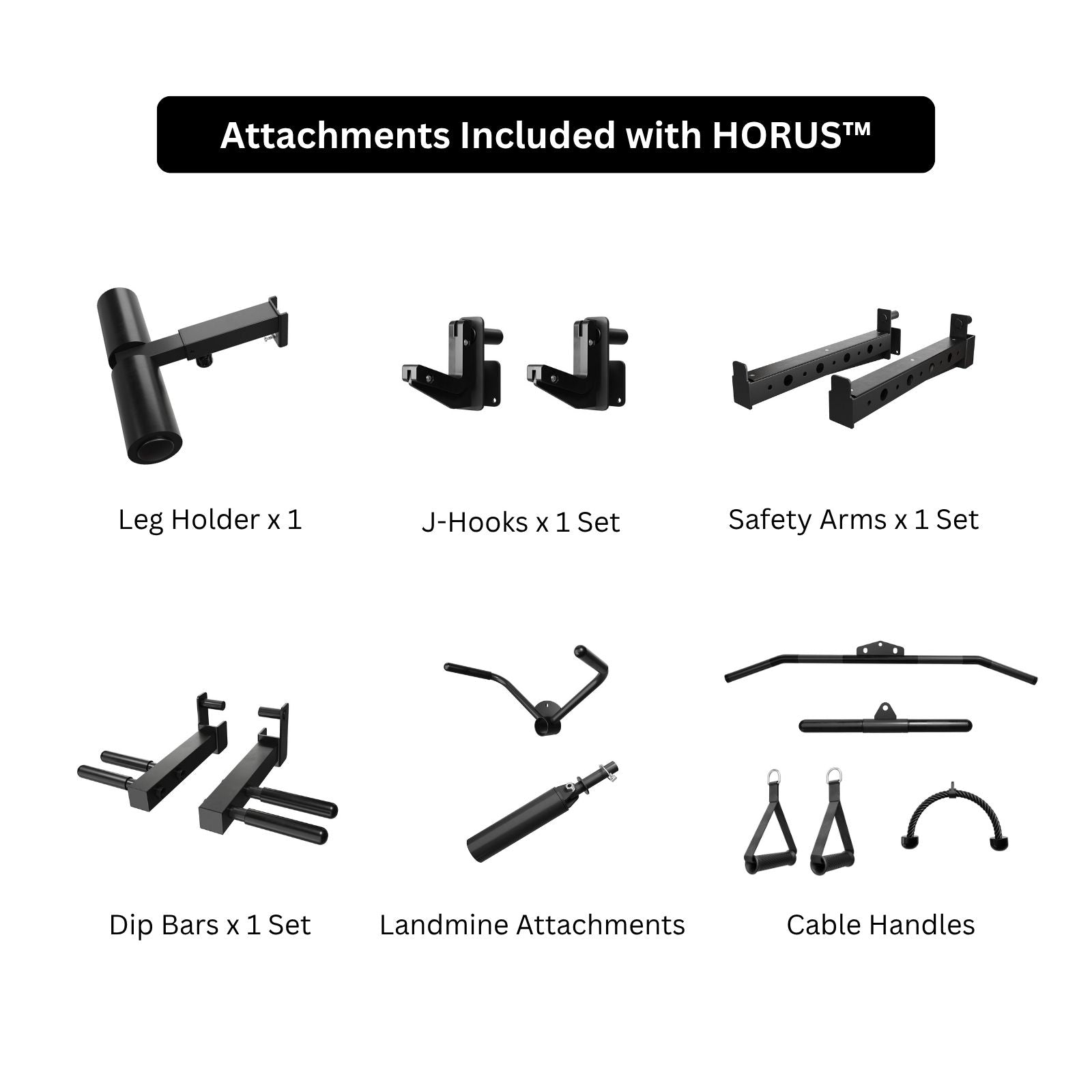 HORUS™ Smith Machine Functional Trainer With Dual Weight Stack