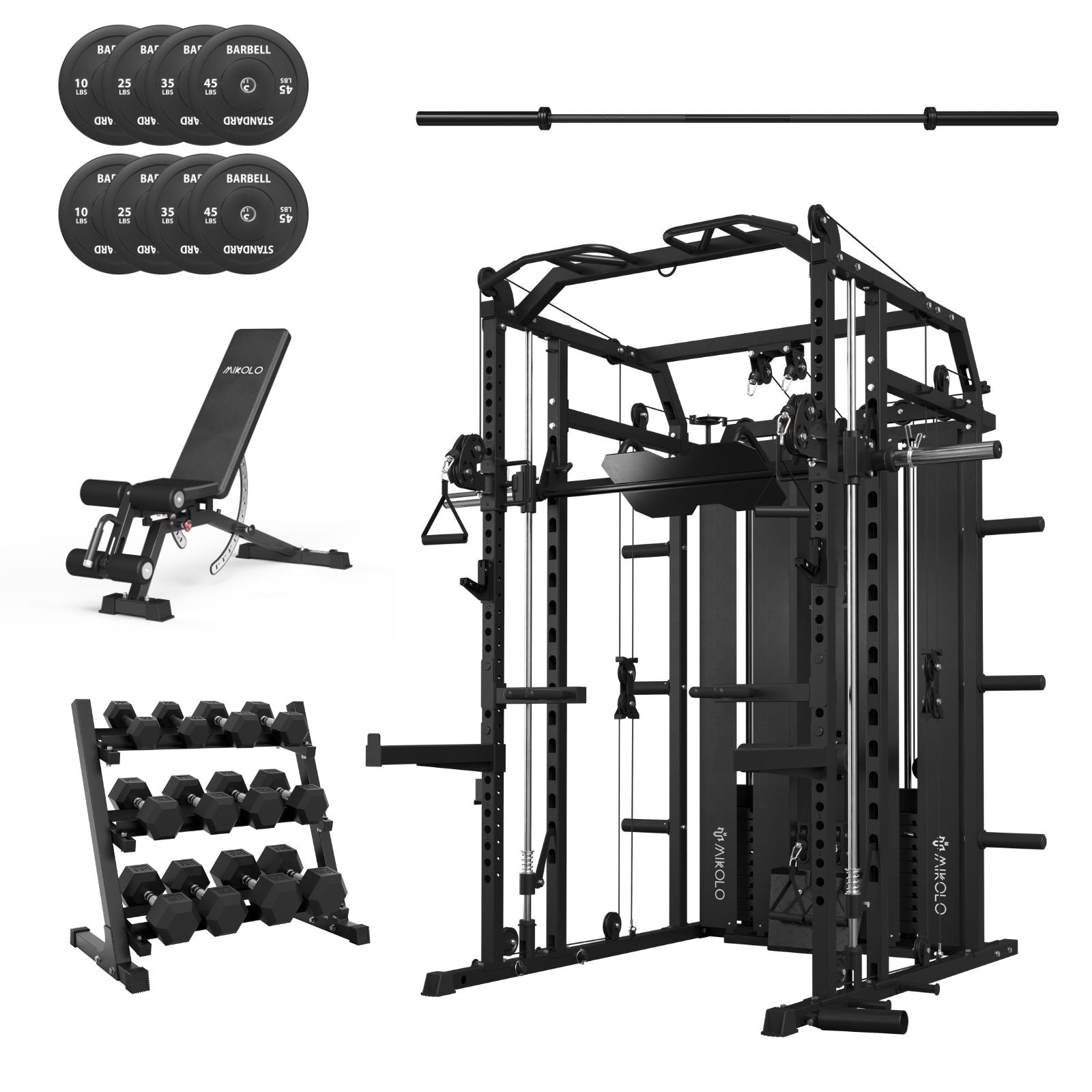 HORUS™ Pro Package with 350 lbs Dumbbell Set