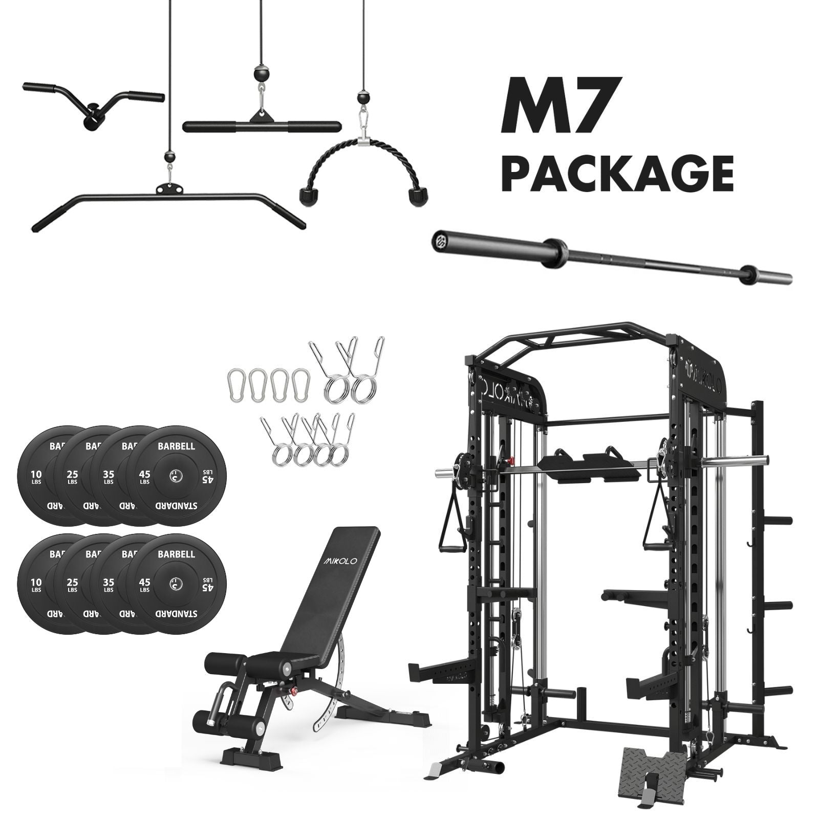 MIKOLO M7 Home Gym Package