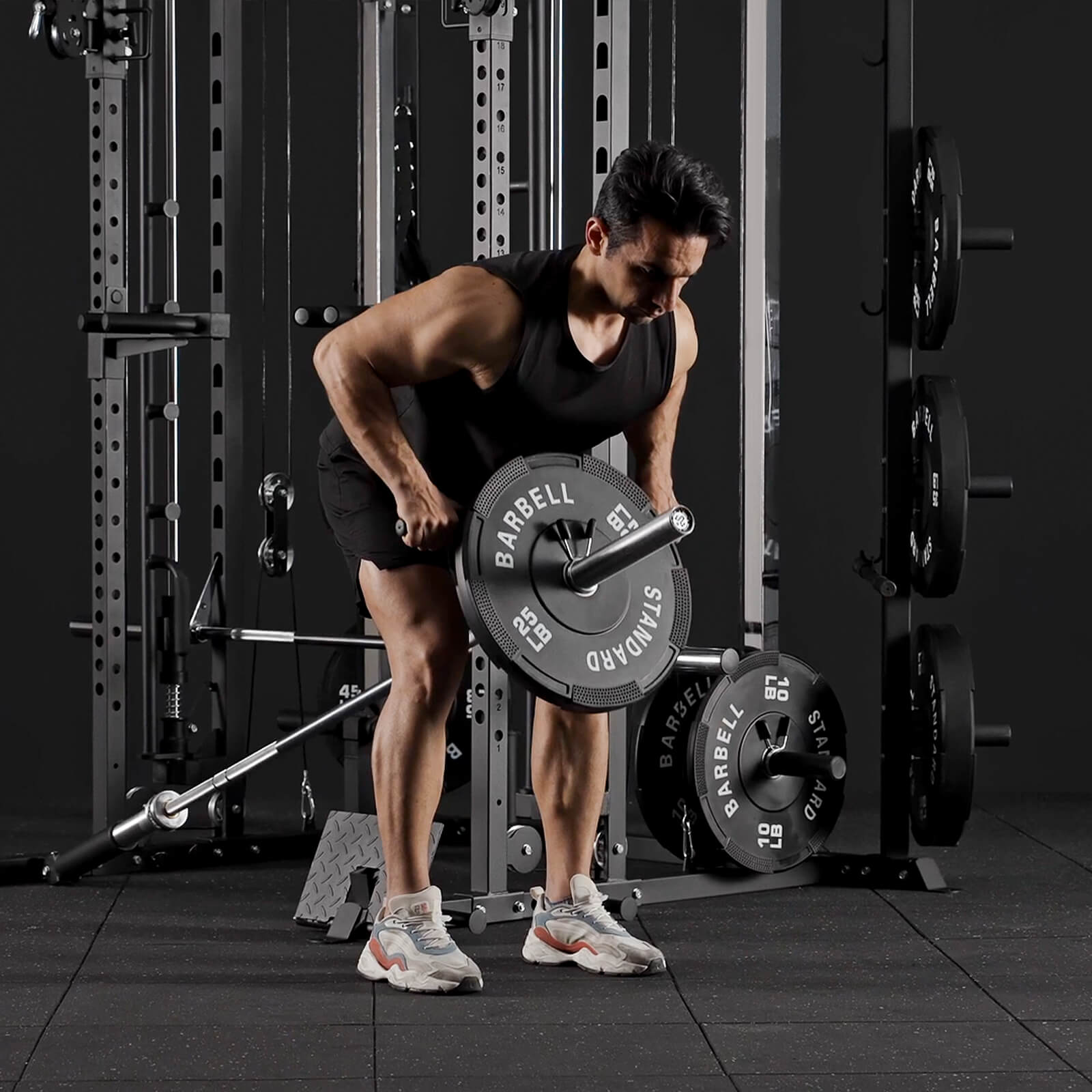 M7 Smith Machine Functional Trainer with Full Vertical Leg Press