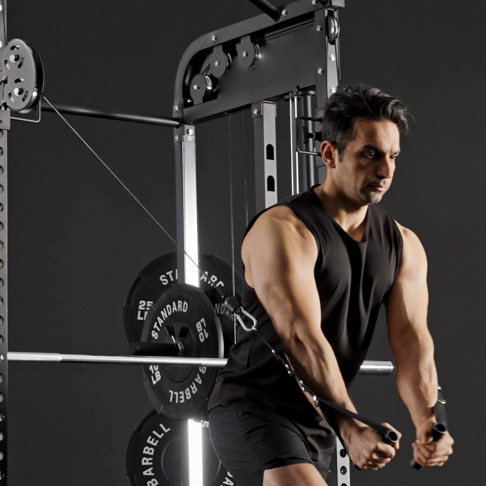 M7 Smith Machine Functional Trainer with Full Vertical Leg Press