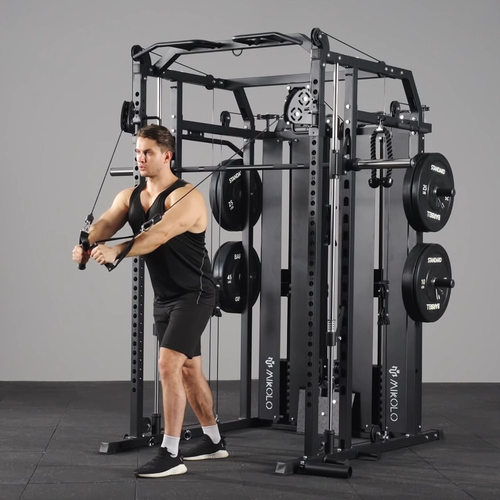 HORUS™ Smith Machine Functional Trainer With Dual Weight Stack