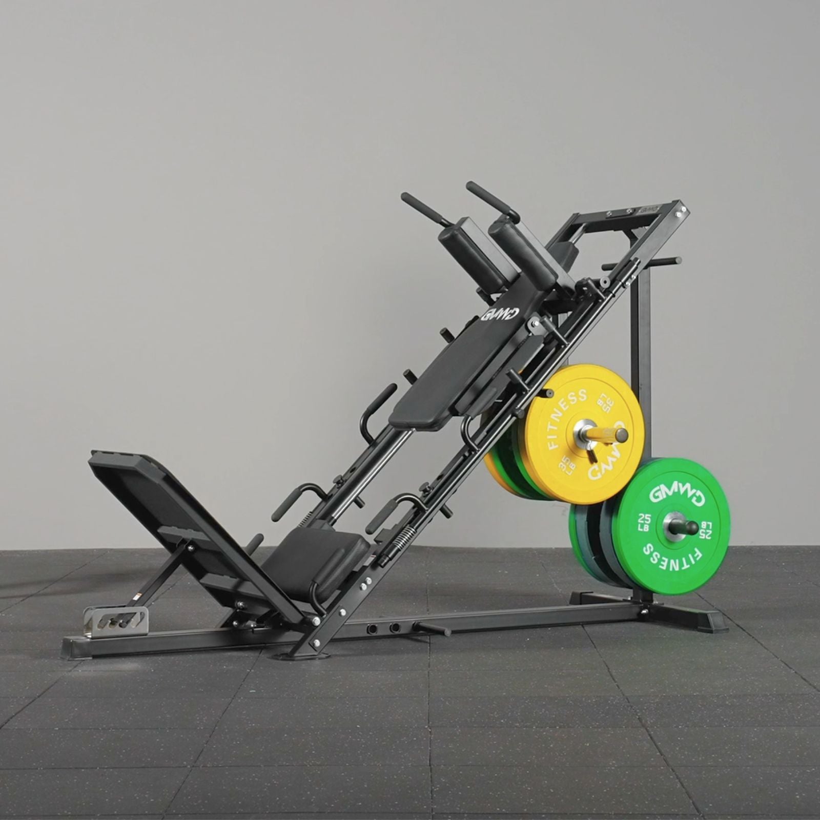 GMWD Fitness 2-in-1 Leg Press Hack Squat Machine DD09