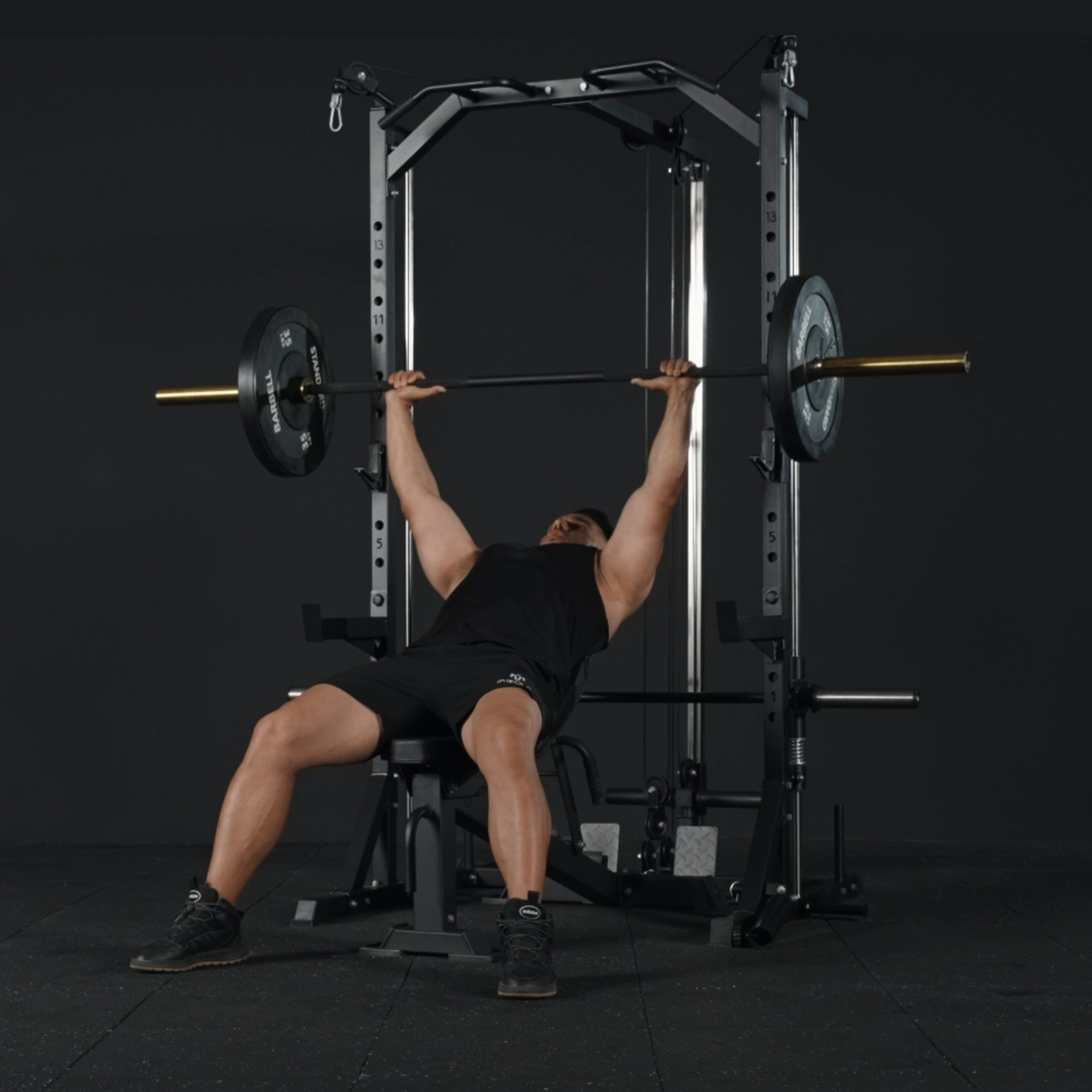 Black Bumper Plates WP05 - 230 lbs set