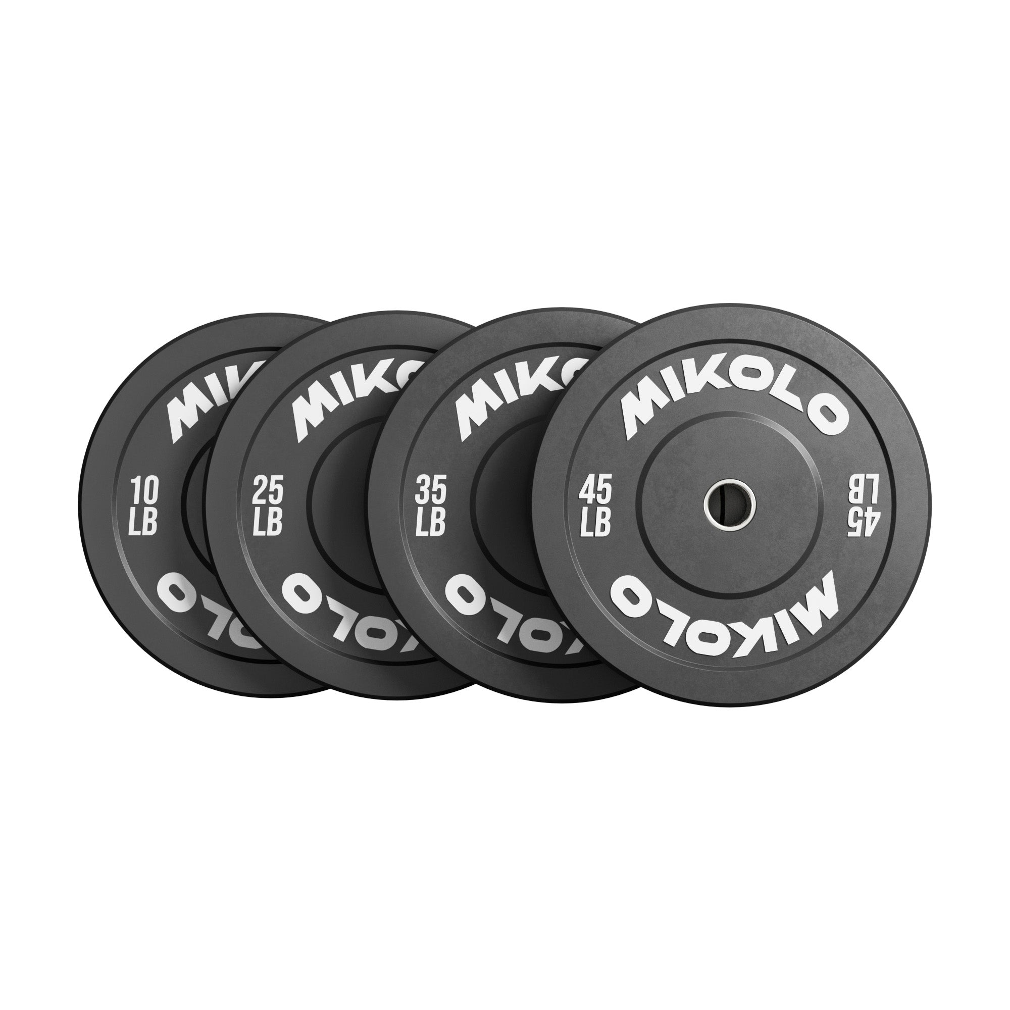 Black Bumper Plates WP05 - 230 lbs set