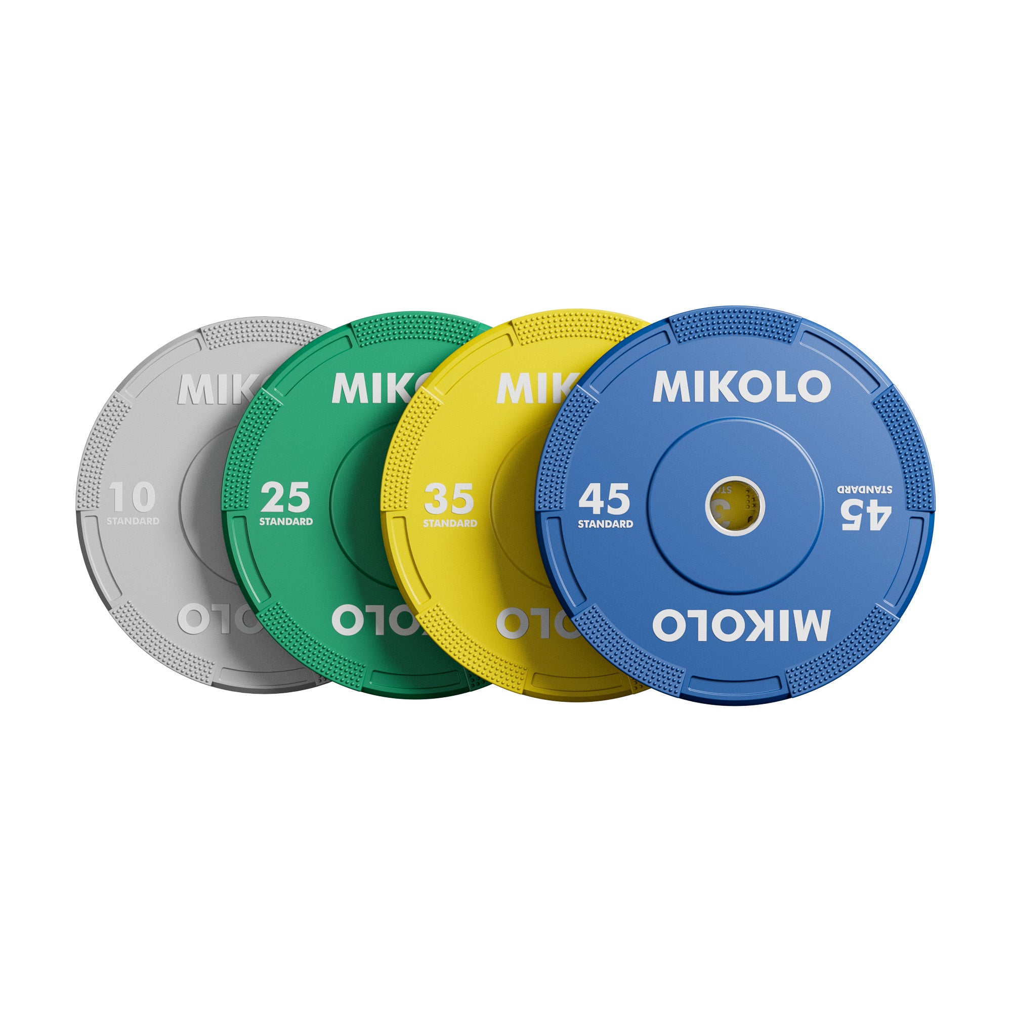 EZ Grip Bumper Plates - 230/320 lbs set - color