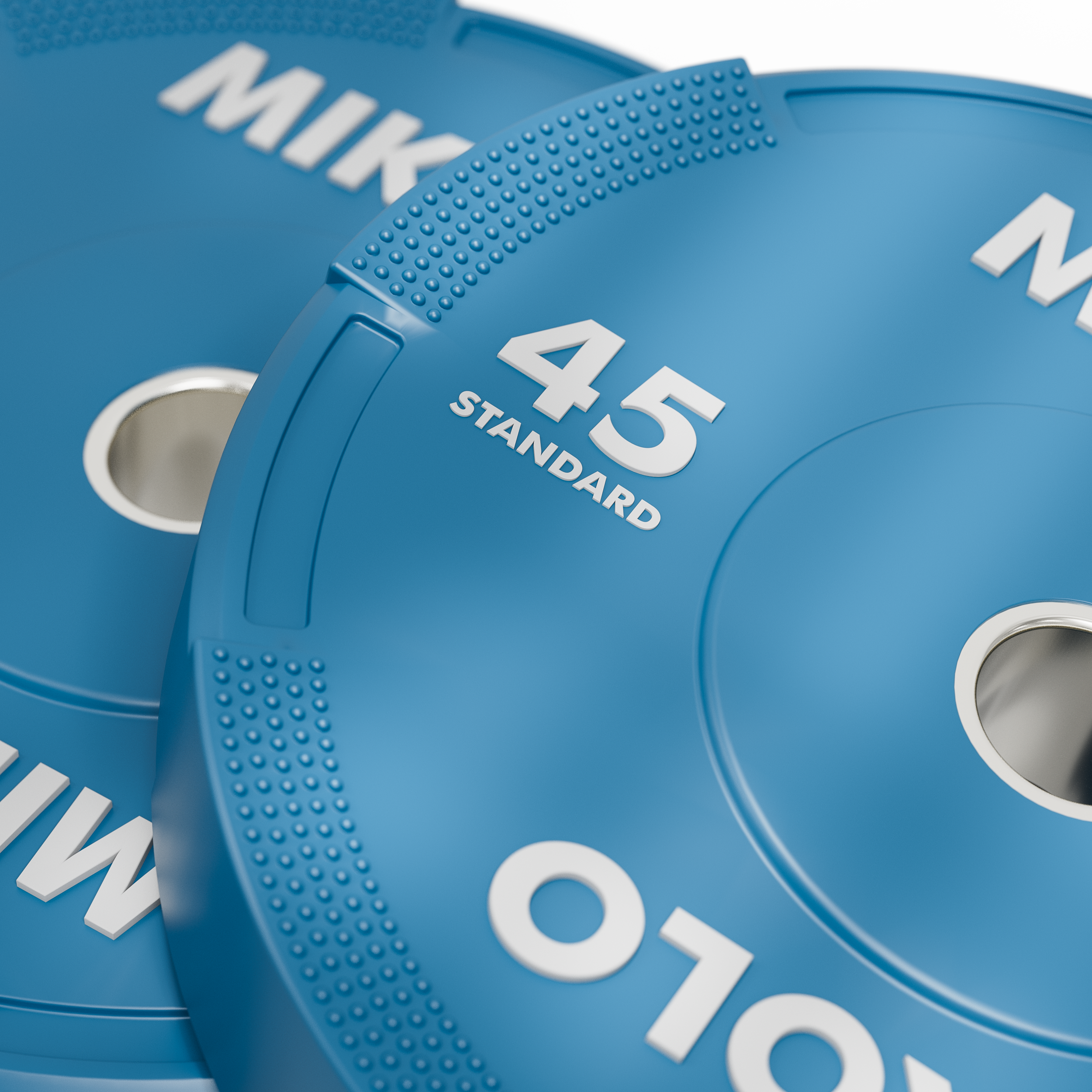 EZ Grip Bumper Plates - 230/370 lbs set - color