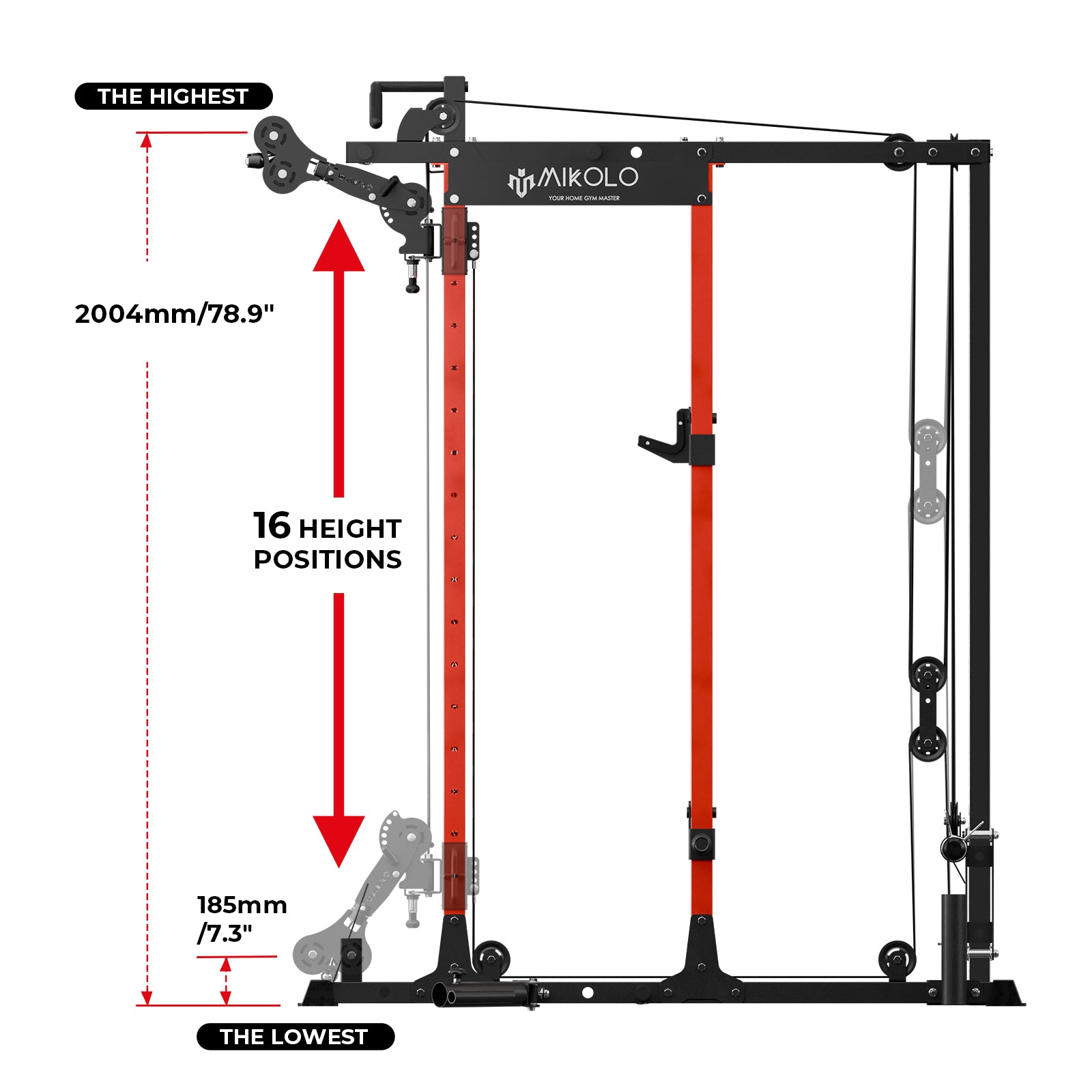 4-Way Adjustable Pivot Arms PA01