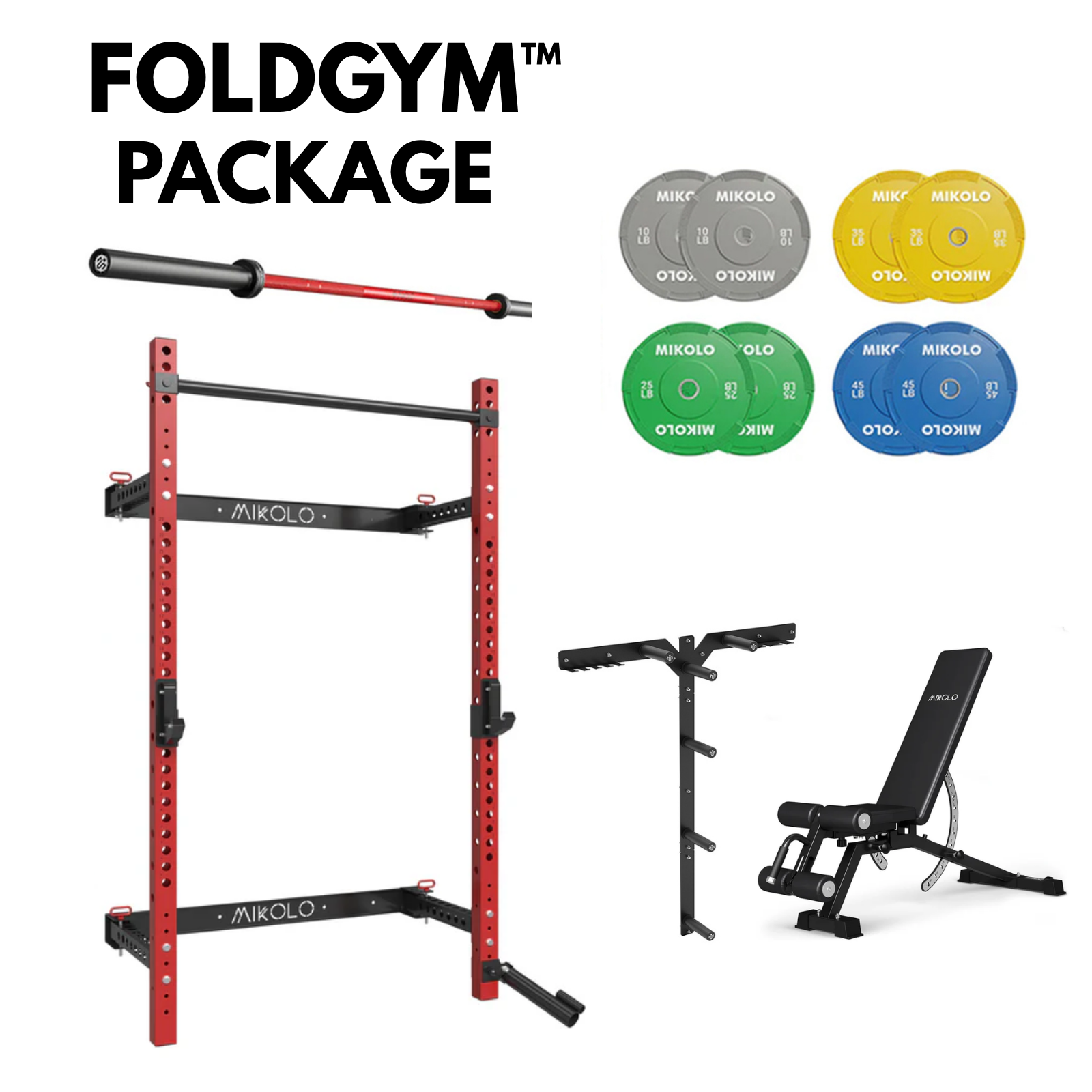 FOLDGYM™ Wall-Mount Space Saving Pack