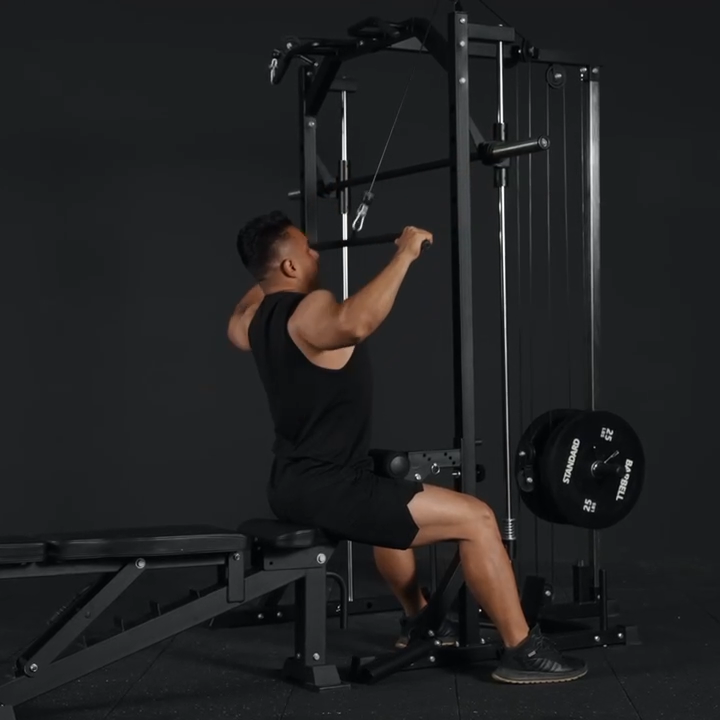 Rack-Mounted Leg Hold-Down Attachment