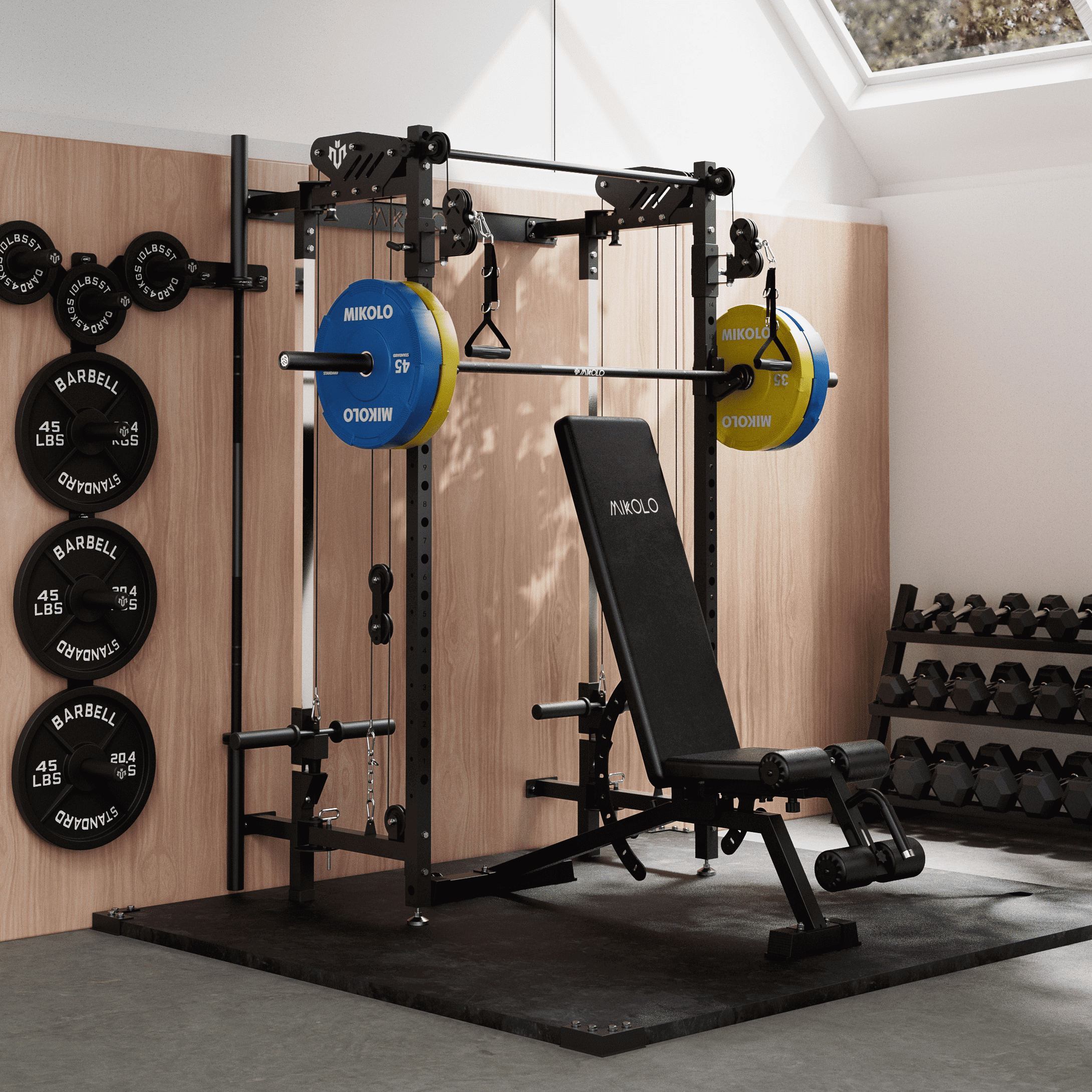 CHEETAH™ Home Gym Pack with 350 lbs Dumbbell Set
