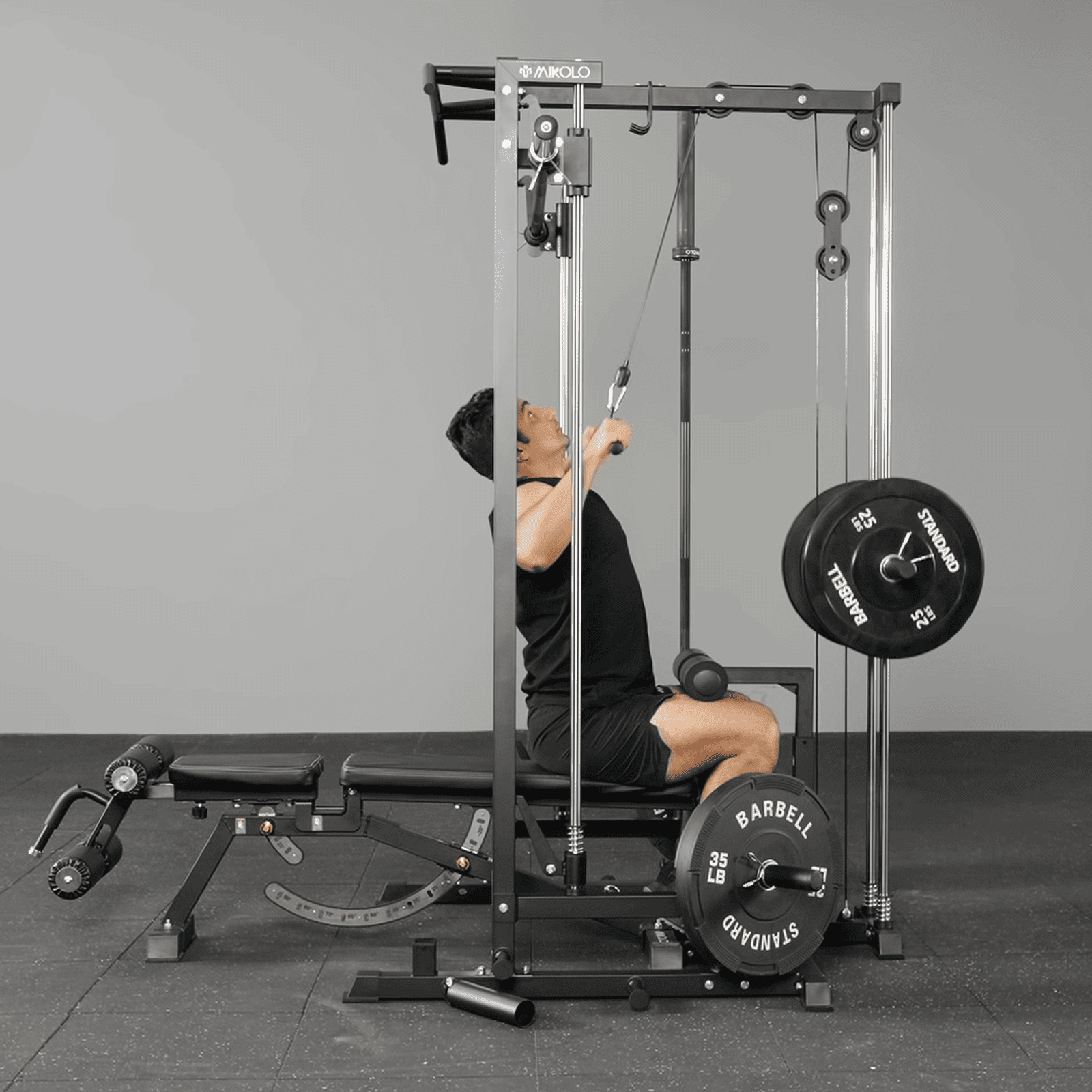 M1-2.0 Space Saving Smith Machine Squat Rack
