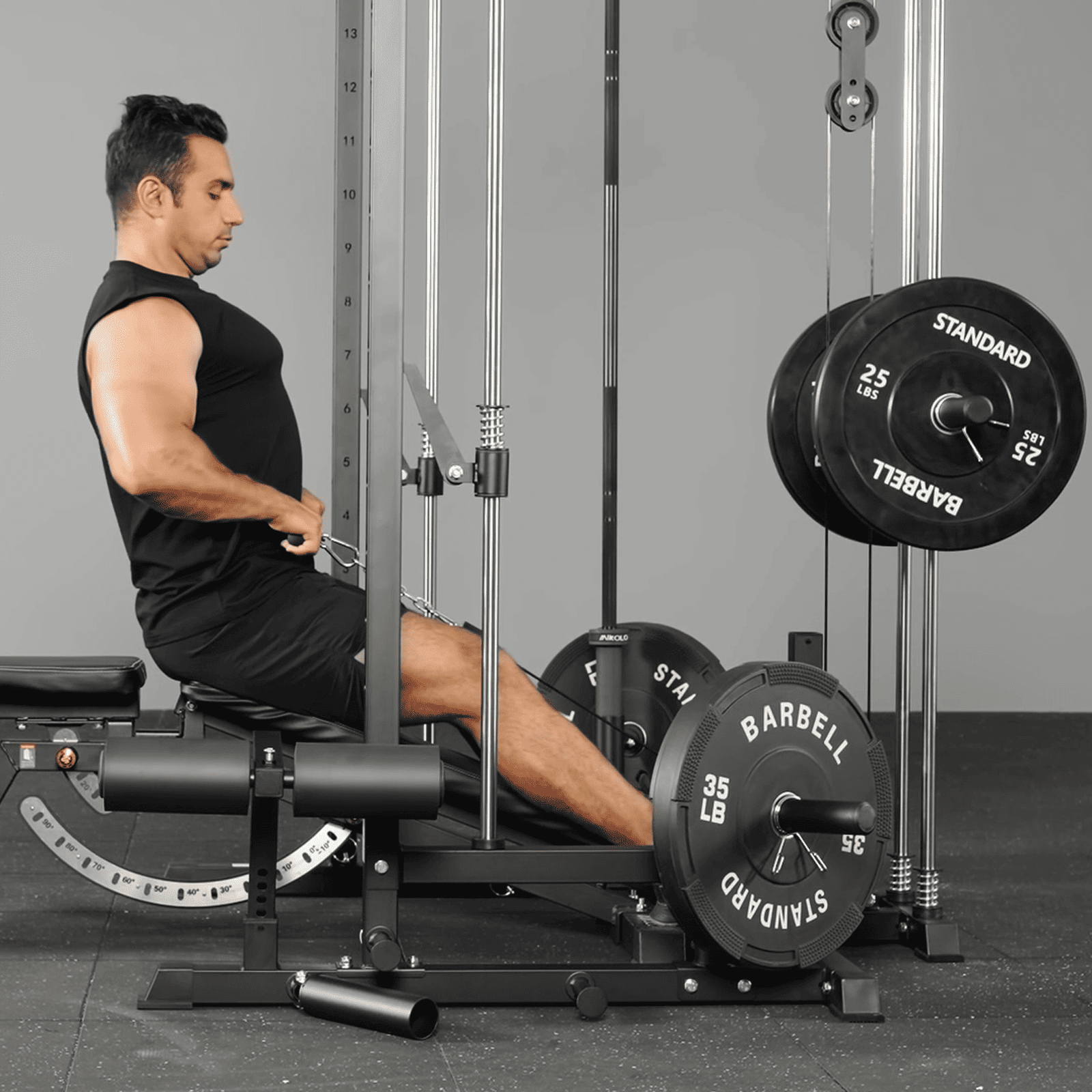 M1-2.0 Smith Machine with Lat Pull Down System