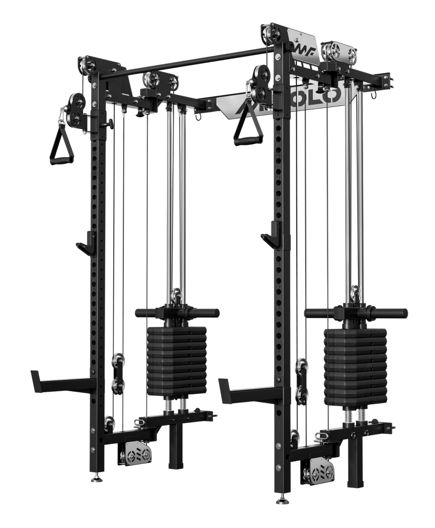 CHEETAH™ 2.0 Elite Wall Mounted Folding Functional Trainer with Weight Stack