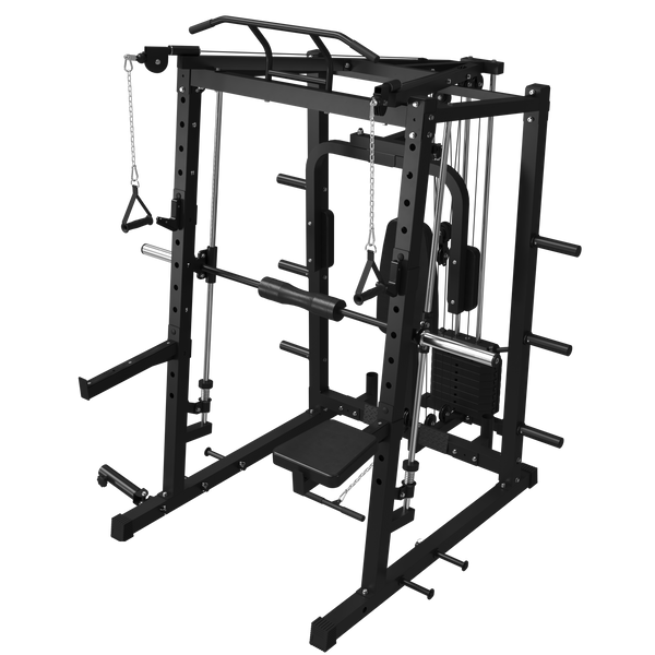 Hippo-Pro Smith Machine With Pec Deck Combo & Weight Stack System
