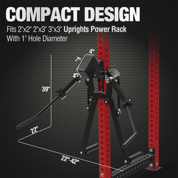 Power Rack Chest Fly Lateral Raise Attachment - MIKOLO
