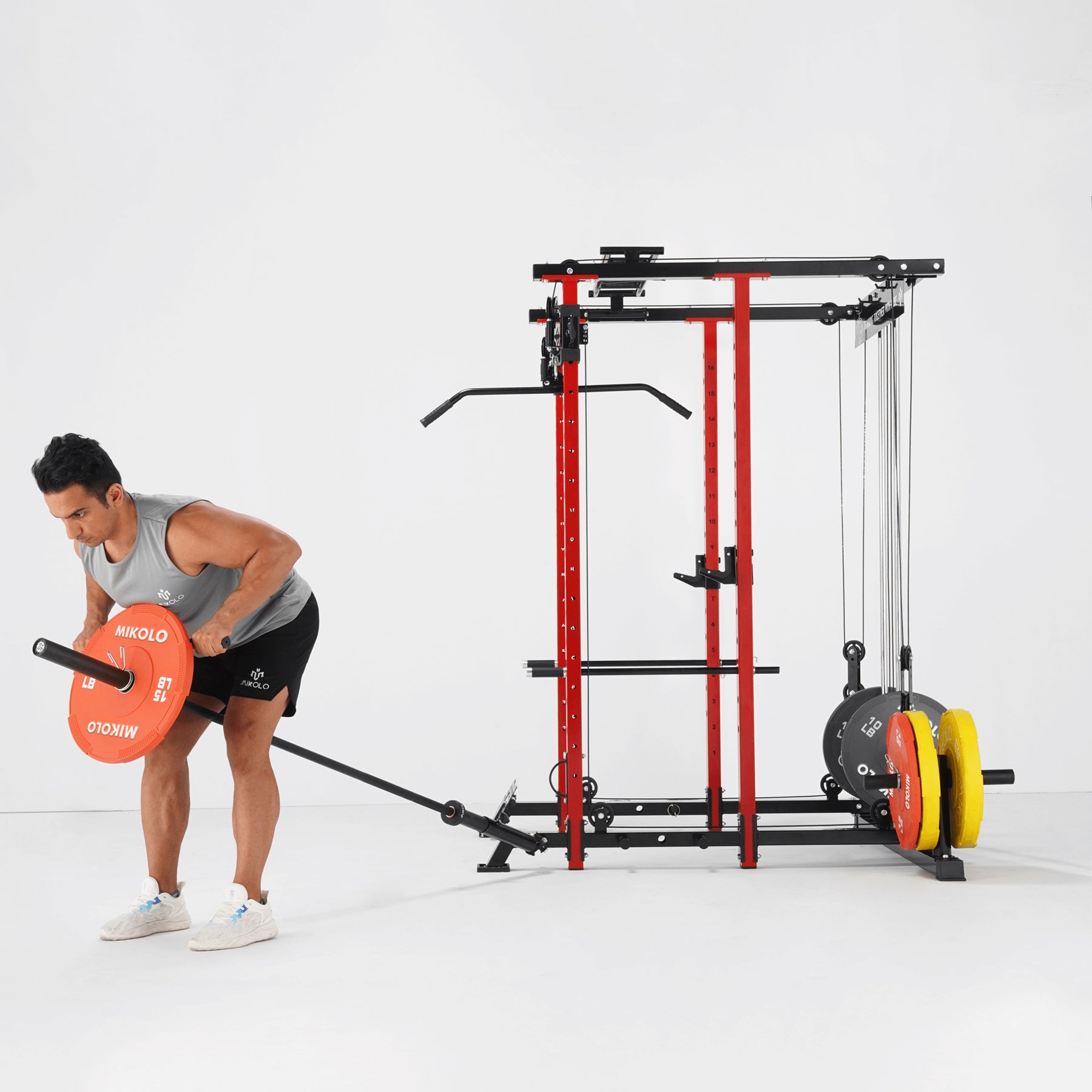 K3 All-In-One Power Rack Functional Trainer - MIKOLO