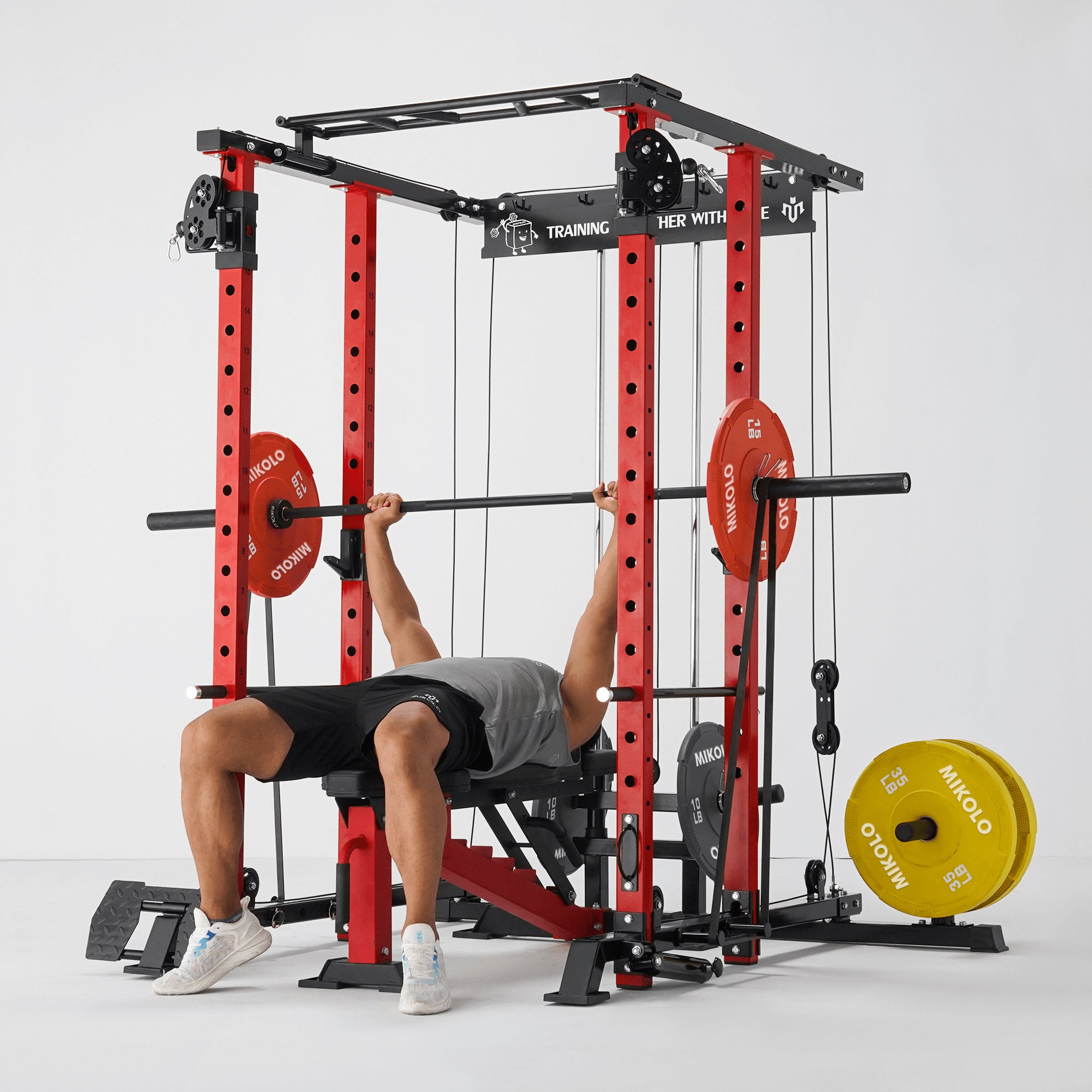 K3 All-In-One Power Rack Functional Trainer