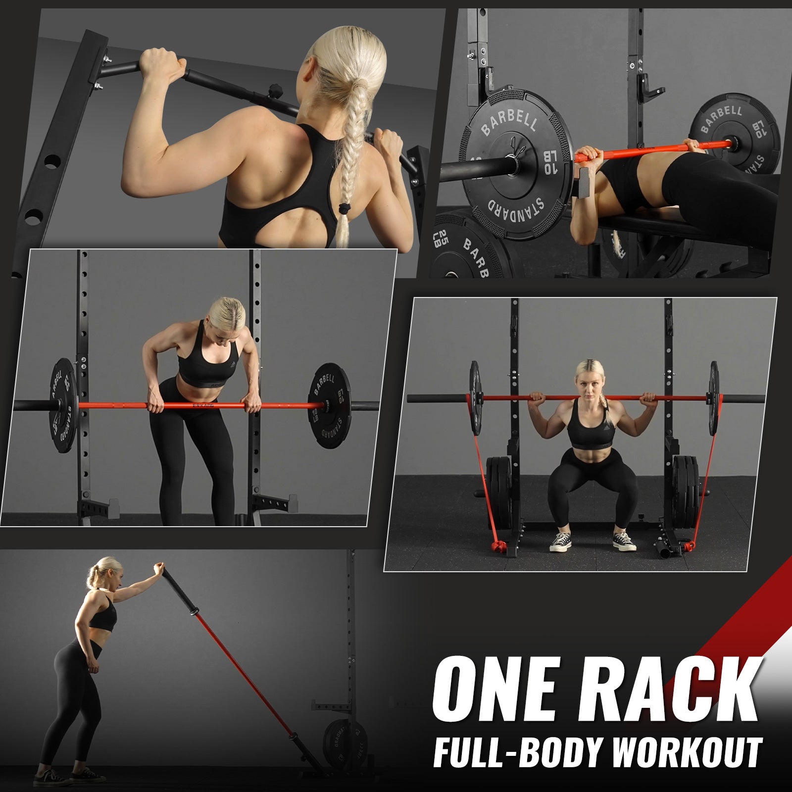 HR00 Adjustable Squat Rack