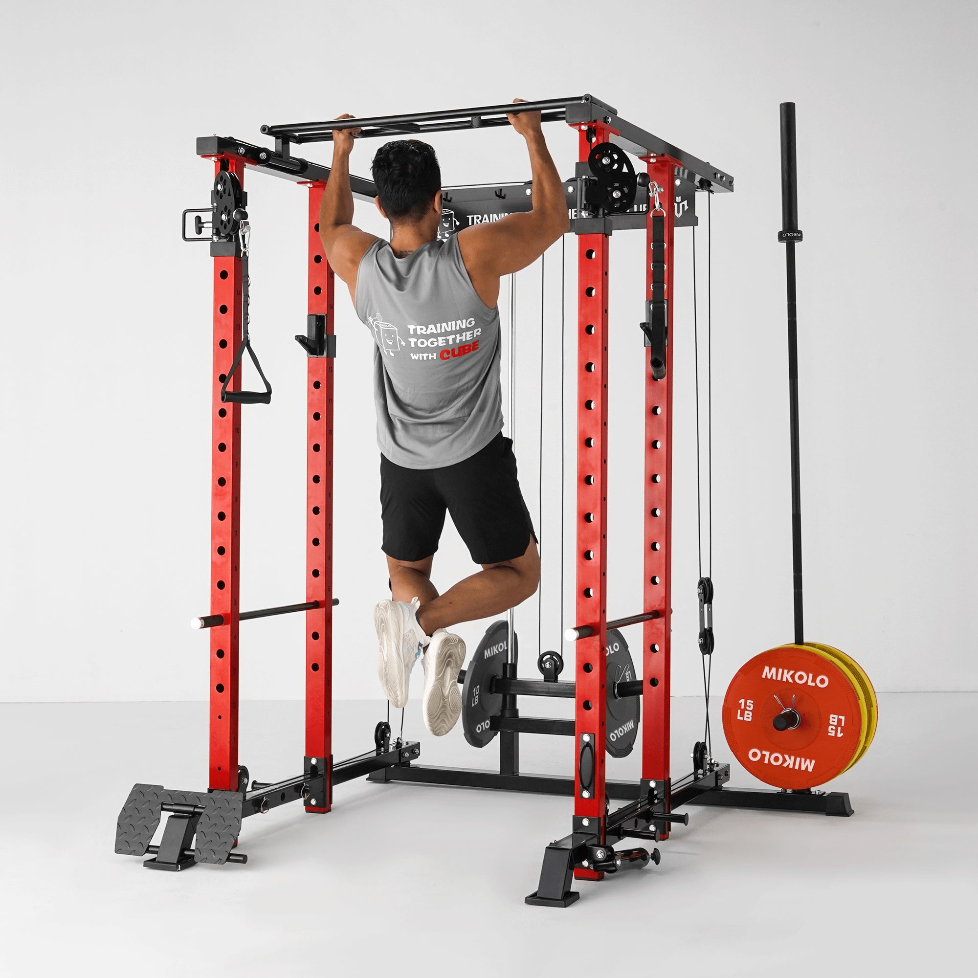 K3 All-In-One Power Rack Functional Trainer