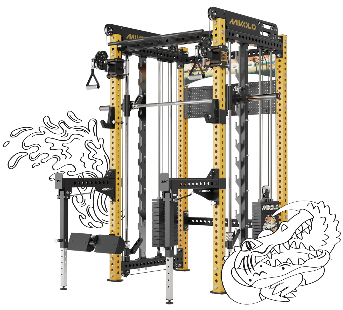 ANUBIS™-2.0 Ultimate All-In-One Smith Machine