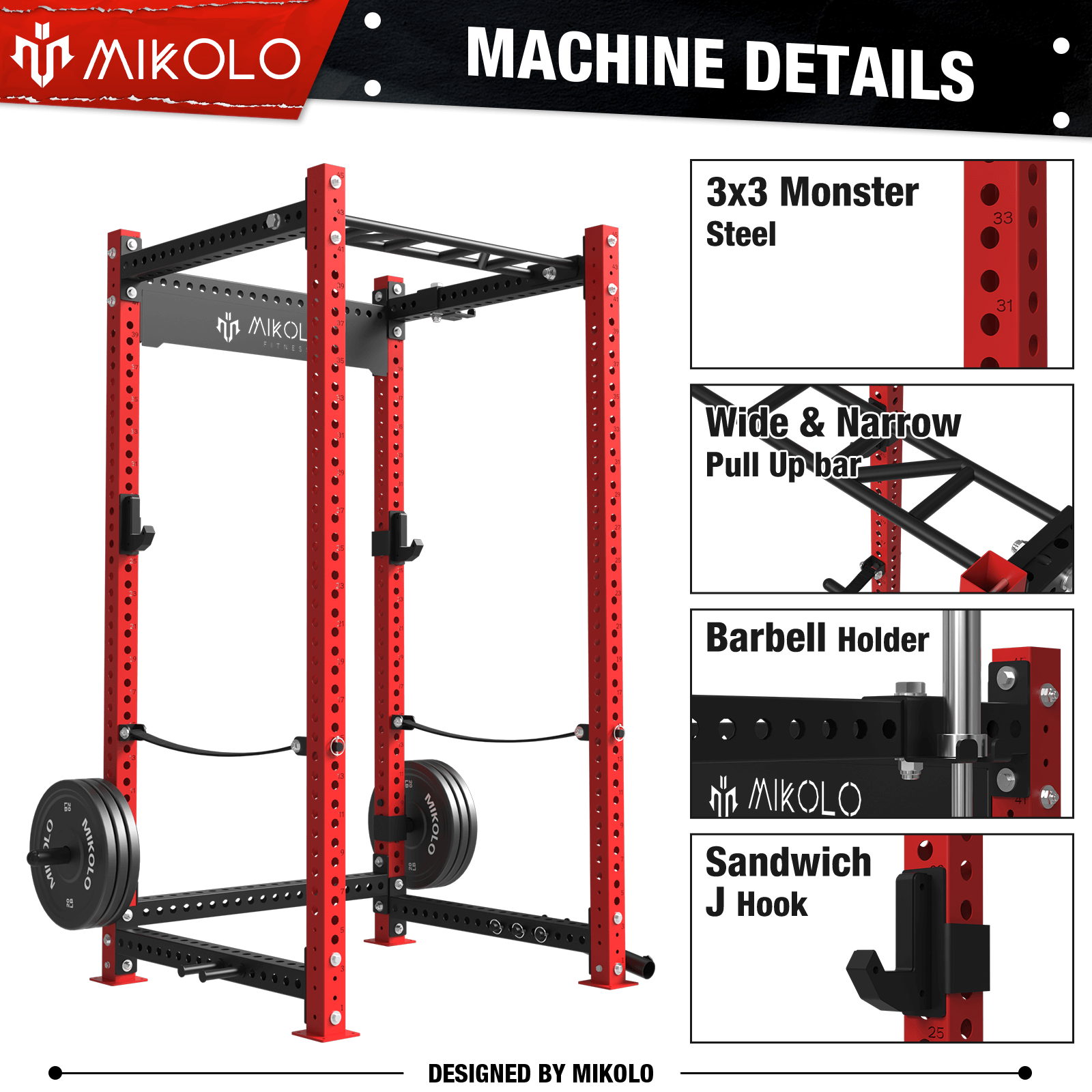 MIKOLO P5 Power Rack – Mikologym