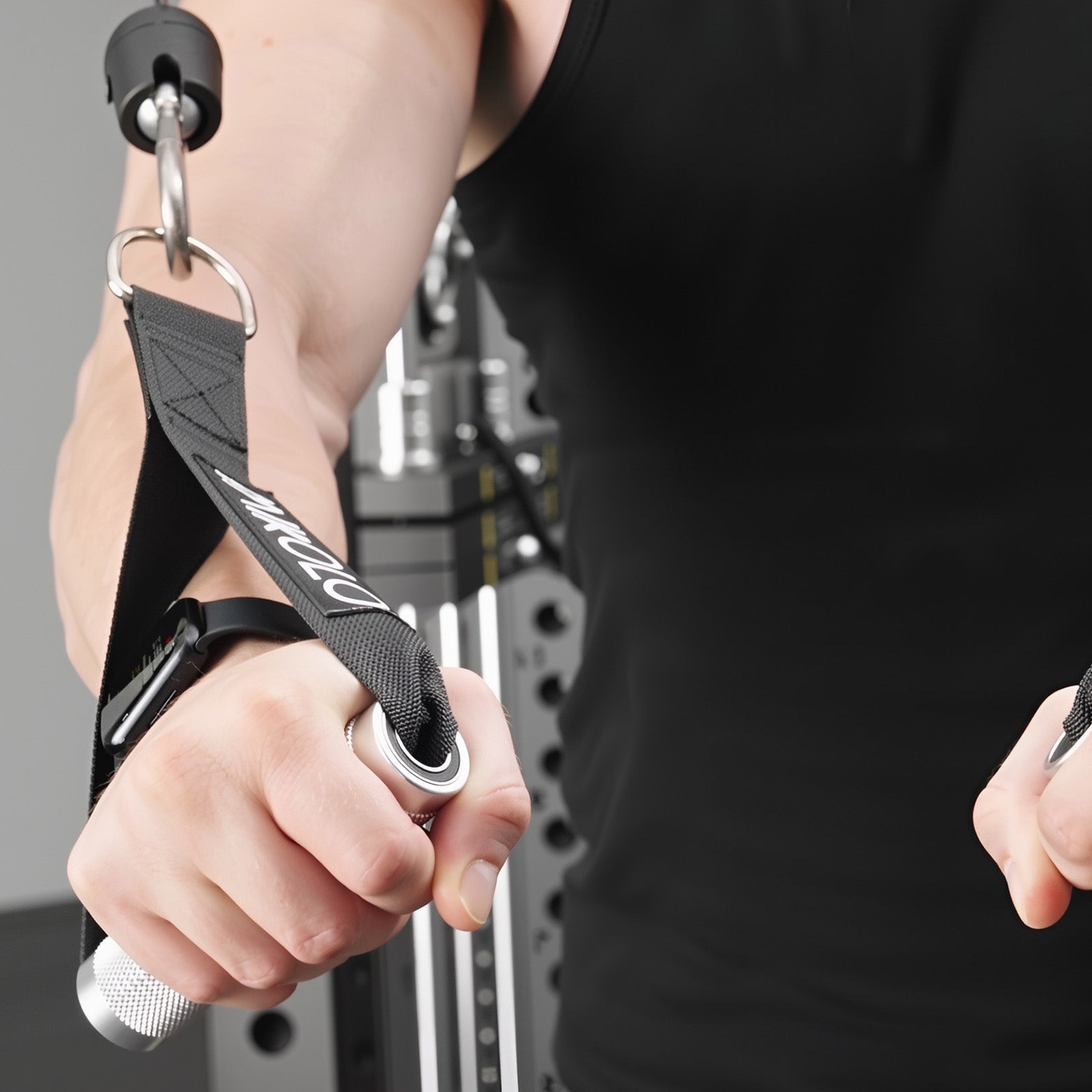 Exercise Handles with Bearings