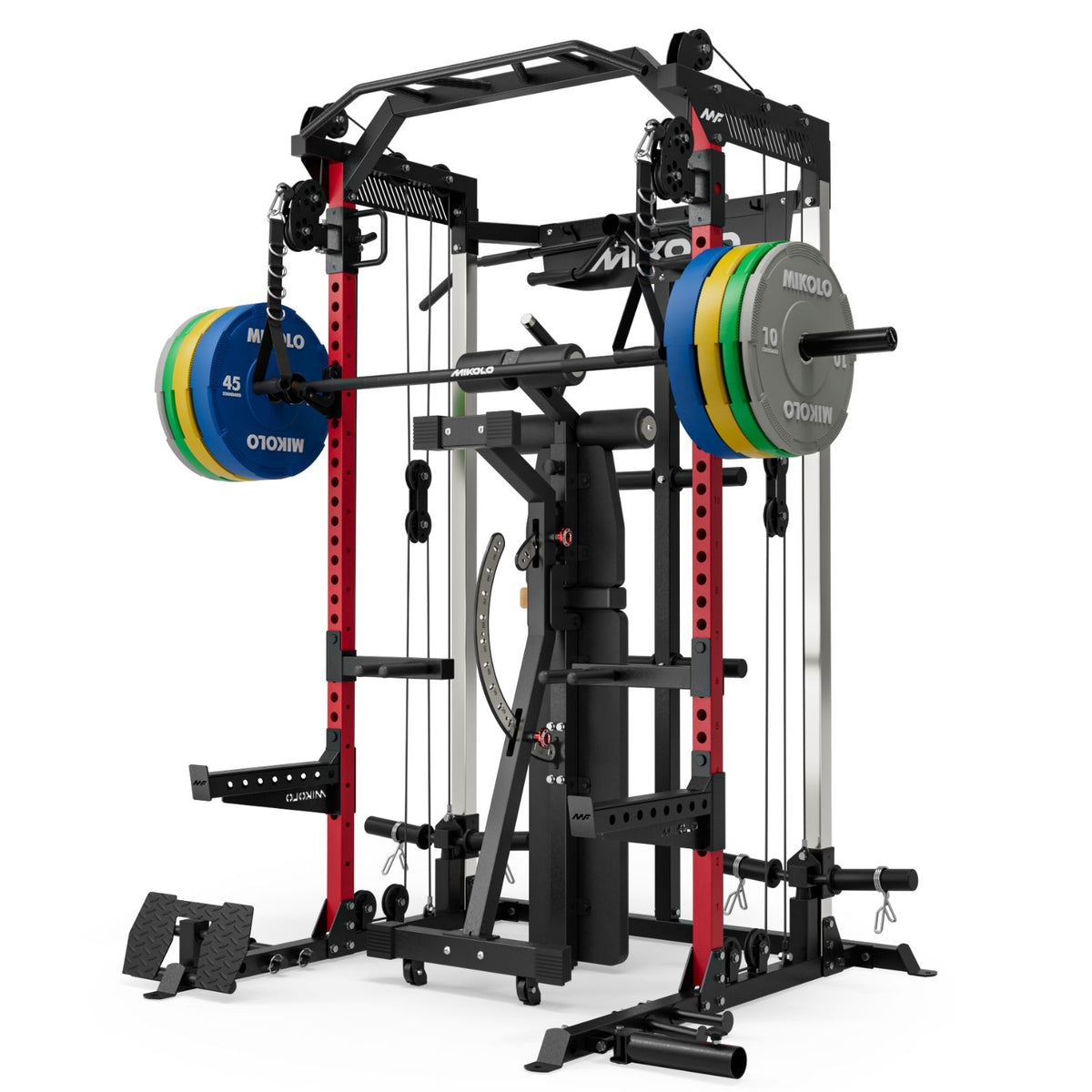 HR05 Plate Loaded Half Rack with 1:1 Cable Ratio - MIKOLO