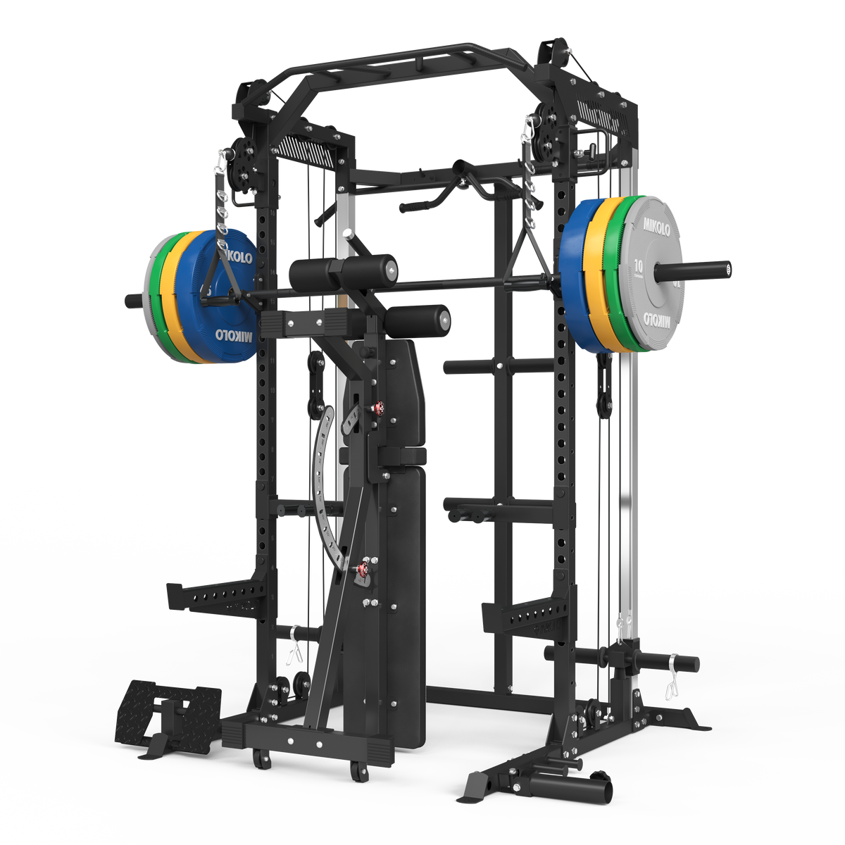 HR05 Plate Loaded Half Rack with 1:1 Cable Ratio - MIKOLO