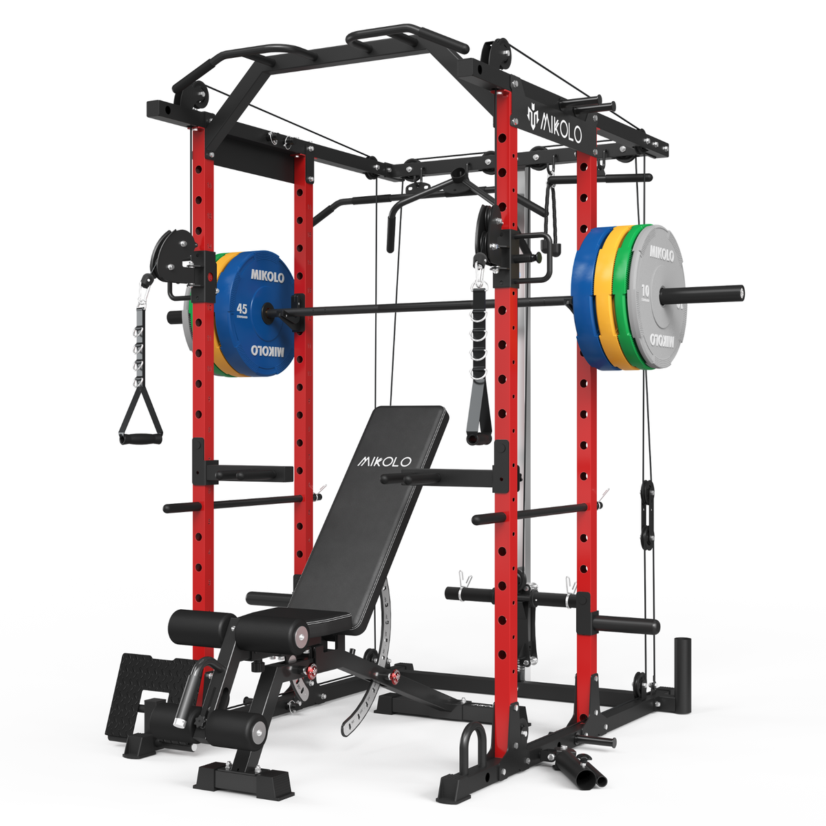K6 Home Gym All-In-One Power Rack Package - MIKOLO K6 Home Gym All-In-One Power Rack Package - MIKOLO