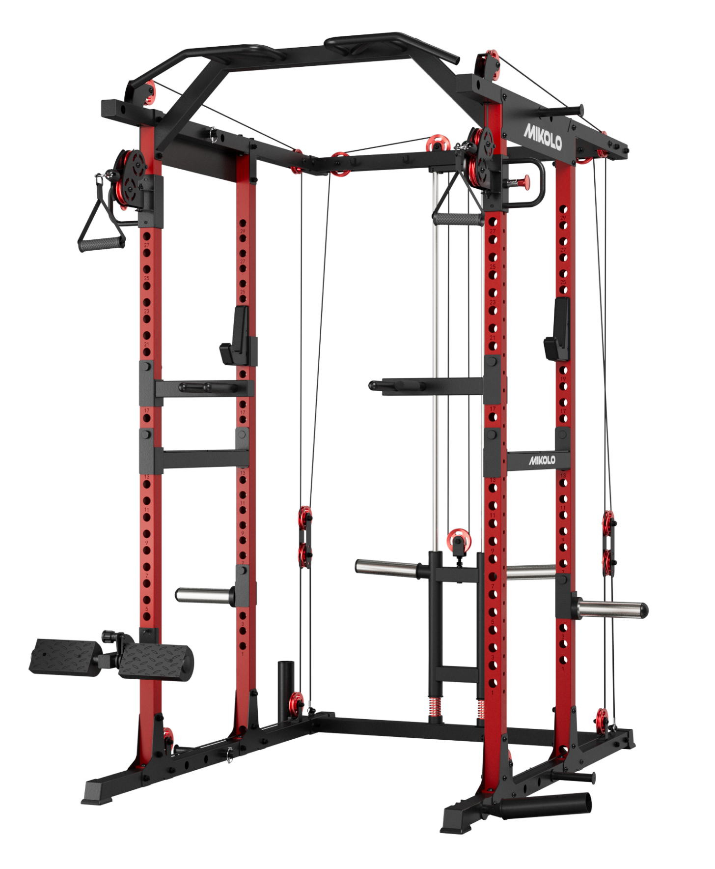 K6-2.0 Ultra All-in-One Power Rack Functional Trainer (UPGRADED)