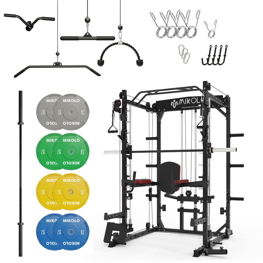 M3 Smith with Barbell and Weights Set