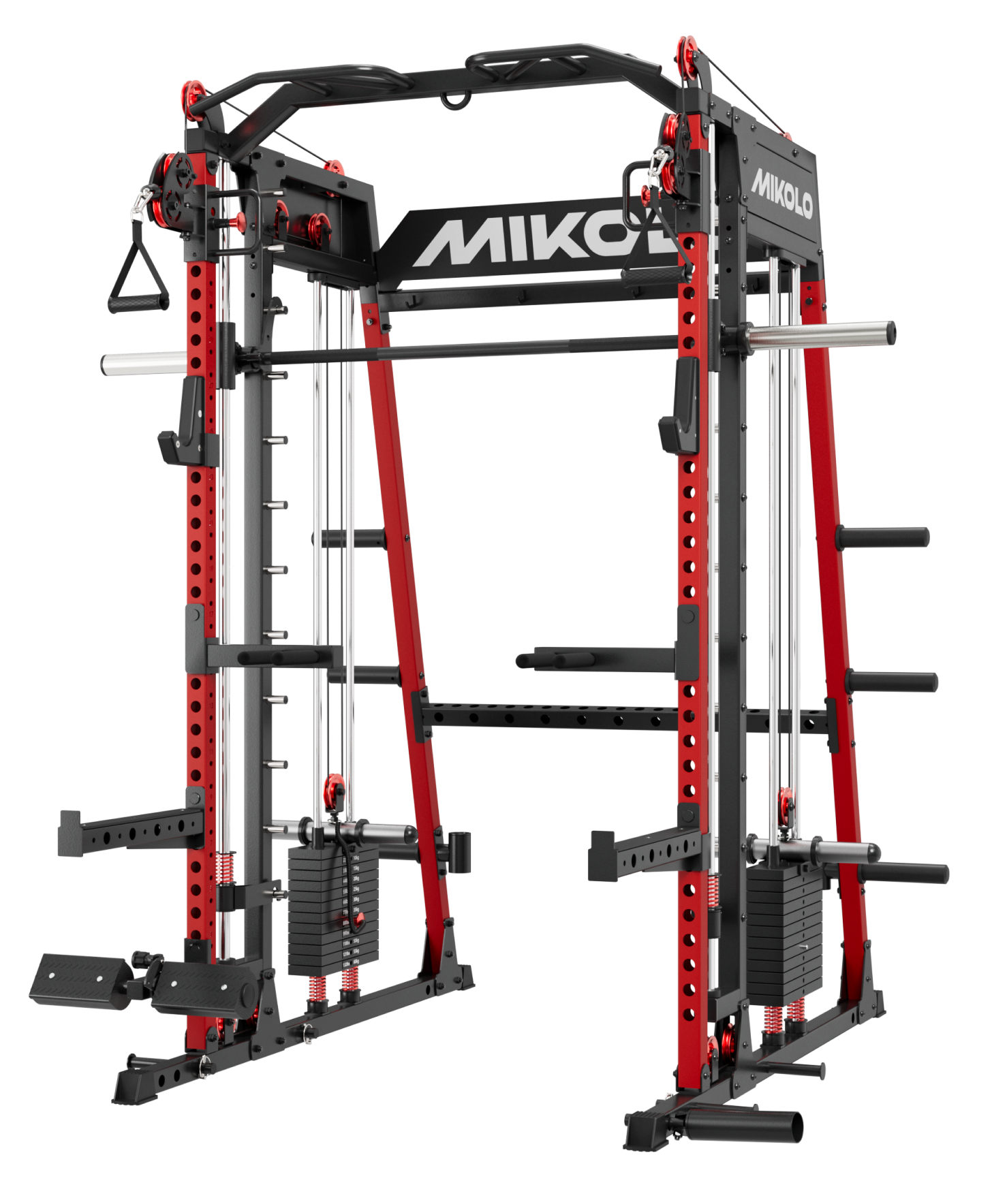 M4-2.0 Elite All-In-One Workout Smith Gym Machine with Dual Weight Stacks (UPGRADED)